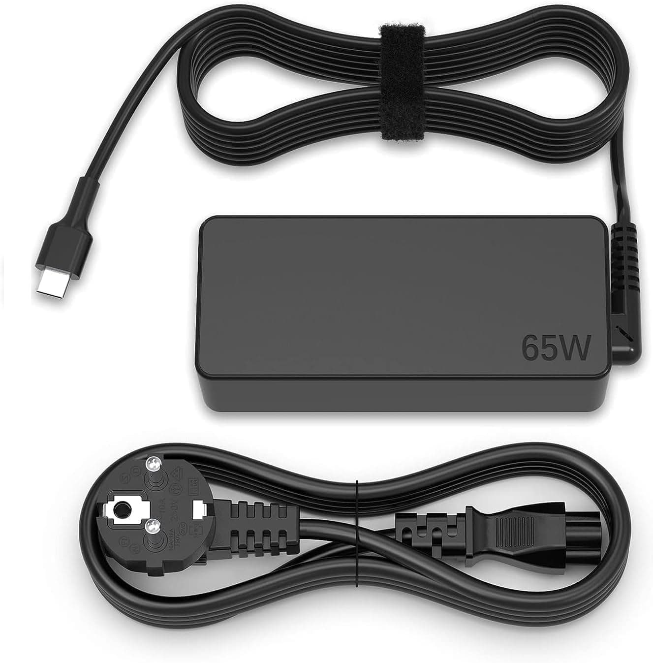 Chargeur USB C 65W pour Lenovo Thinkpad T480 T490 T495 T580 T590 L380 L390 L480 L580 E480 E580 E590 Chromebook C330 300e 500e et Plus de Chargeur Ordinateur USB C Adaptateur Alimentation