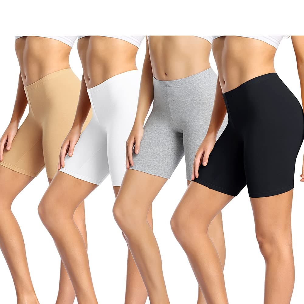 wirarpa Anti Frottement Cuisse Femme Short sous Robe Panty Coton Shorty Lot de 4