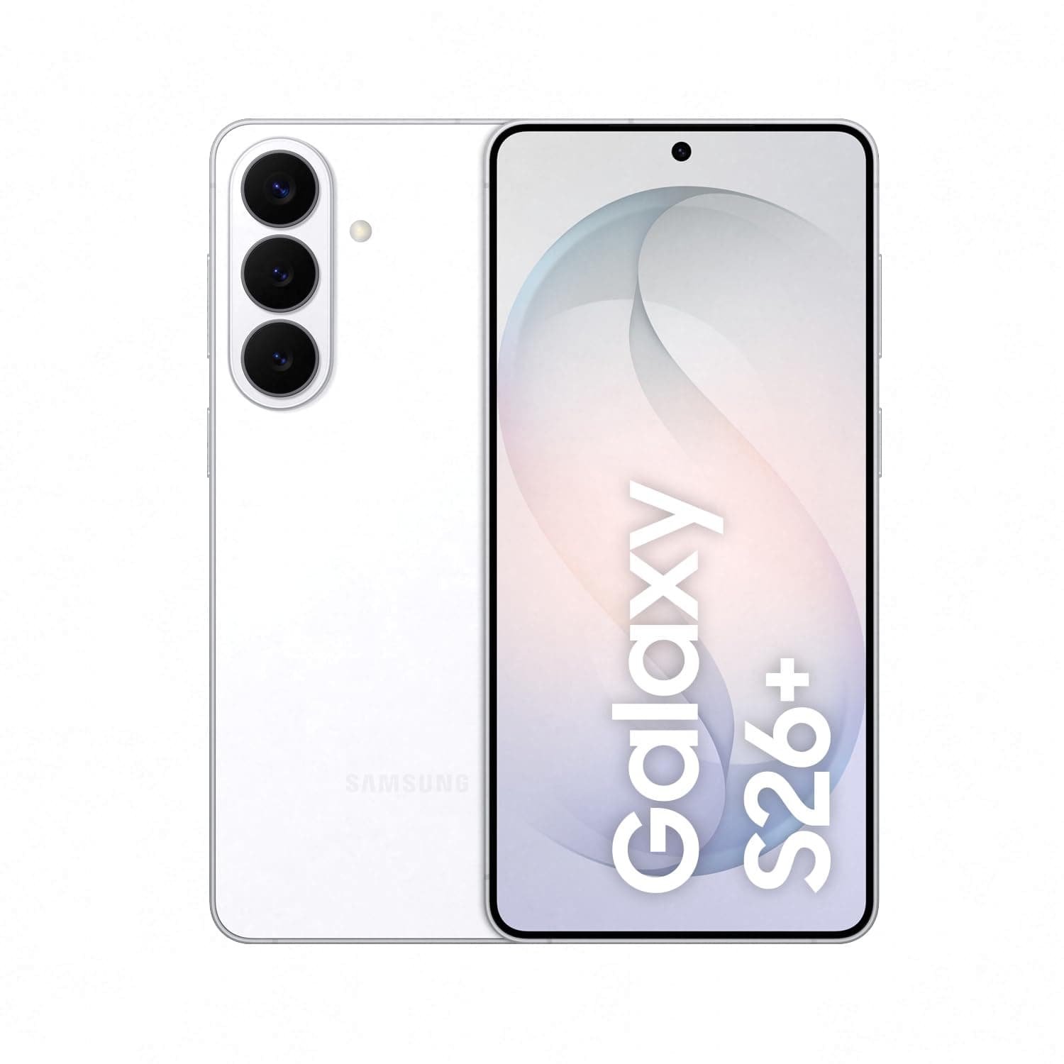 Samsung Galaxy S26+ AI Smartphone mit Galaxy AI, Ohne Vertrag, Handy mit Android, 12 GB RAM, 256 GB Speicher, AP Prozessor, 50 MP, White, 3 Jahre Herstellergarantie [Exklusiv auf Amazon]