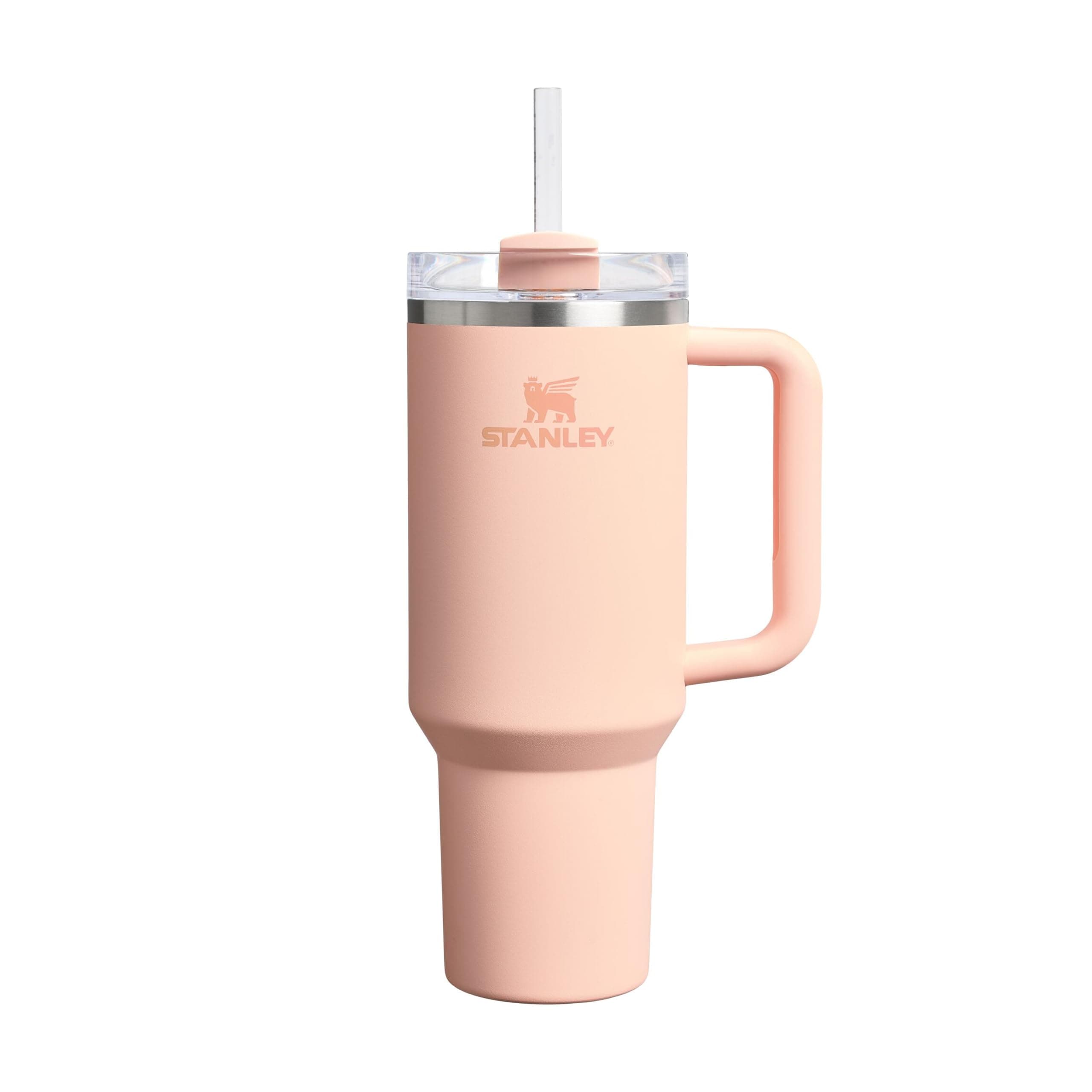 STANLEY Quencher H2.0 FlowState Tumbler 1.2L - Termo Conserva el Frío 11 Horas - Helada Durante 48 Horas - Botella Agua Acero Inoxidable - Taza Termica - Vaso Termico Sin BPA - Orange Cream