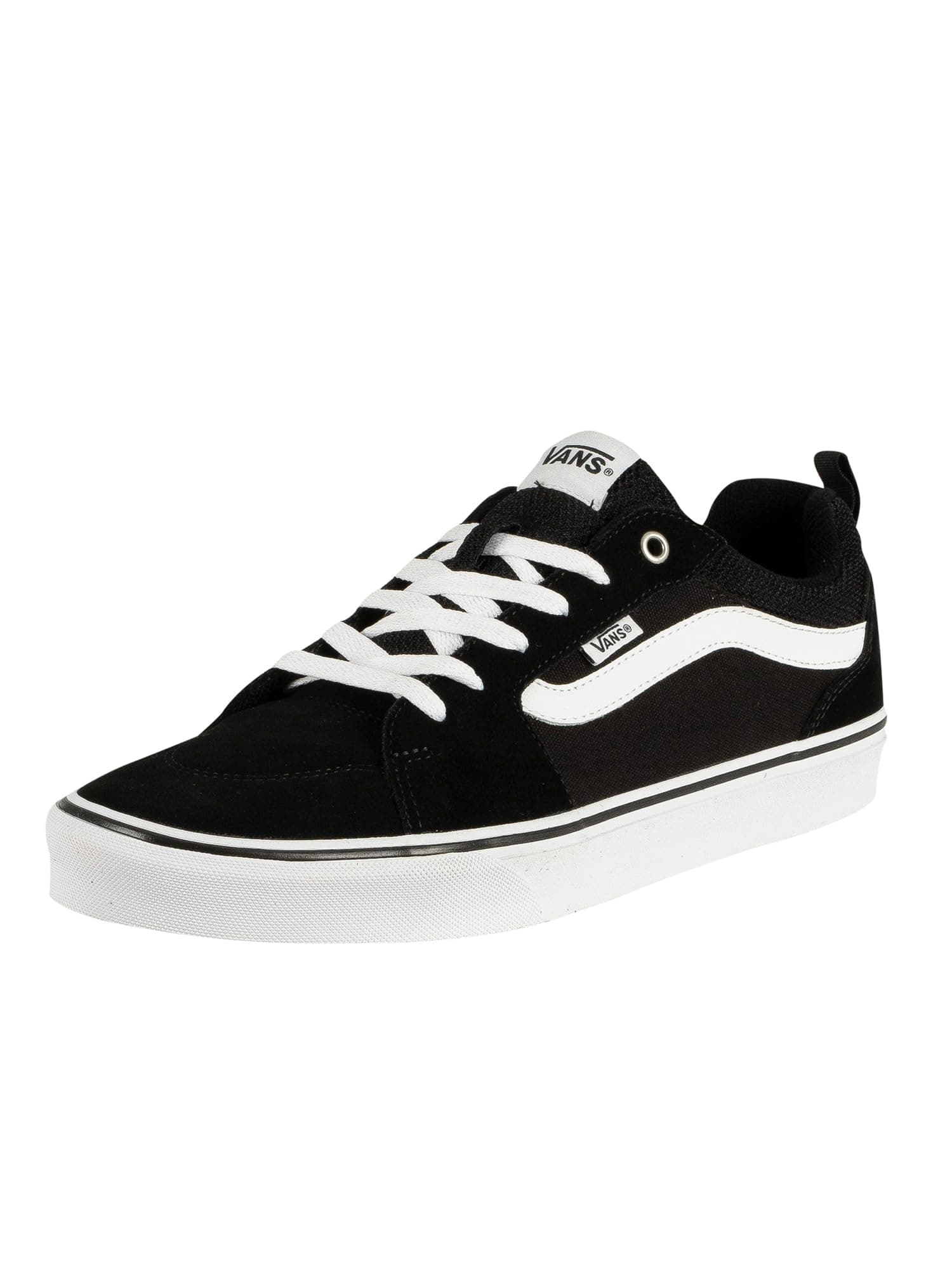 Vans Herren Filmore Suede Canvas-Turnschuhe, Black/White