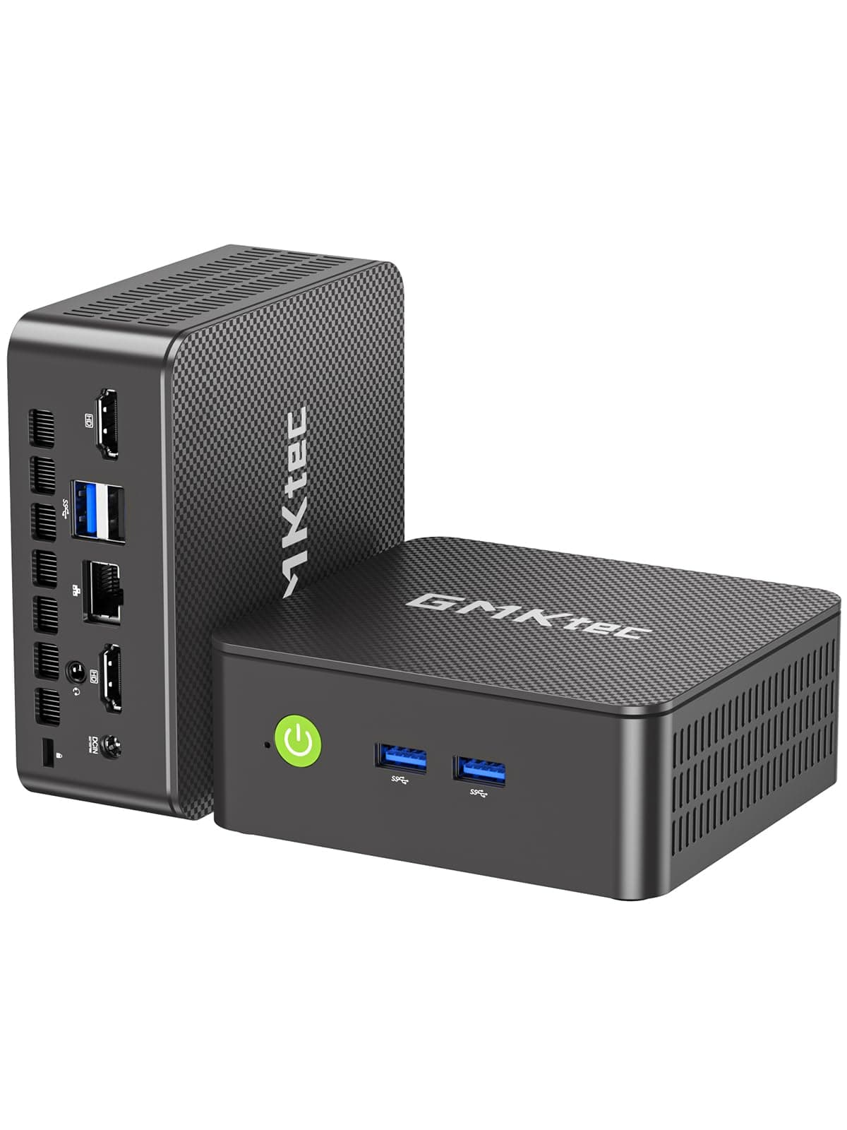 GMKtec Mini PC N95 Ordinateurs (Turbo 3,4 GHz) 8 Go DDR4 256 Go SSD Ordinateur de Bureau 4K Dual HDMI Affichage/3x USB 3.2/WiFi 5 BT5.0/RJ45 Ethernet Nucbox G3S