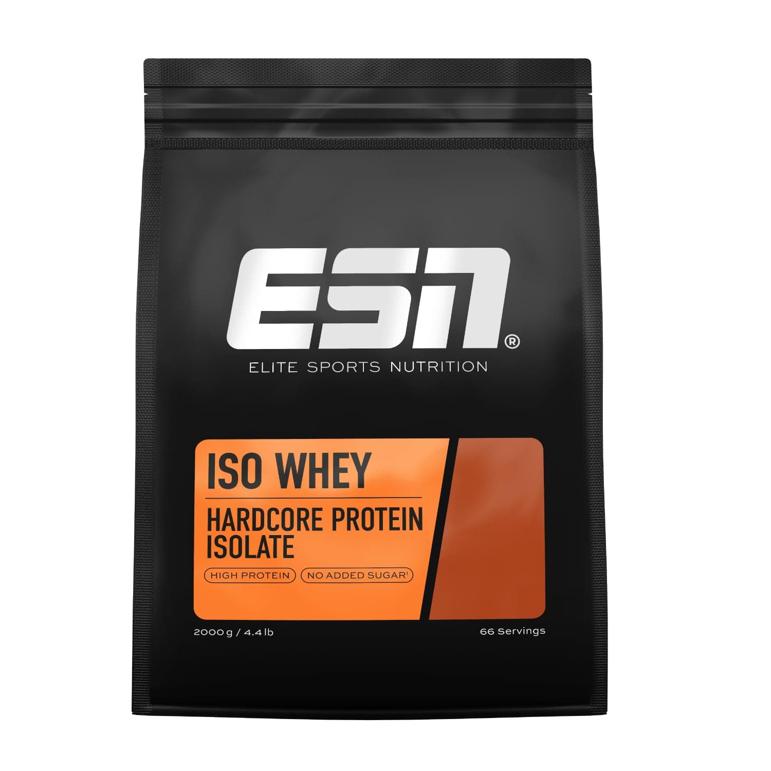 ESN IsoWhey Hardcore Protein Powder, Cioccolato, 2 kg, Fino a 26 g di proteine per porzione, made in Germany