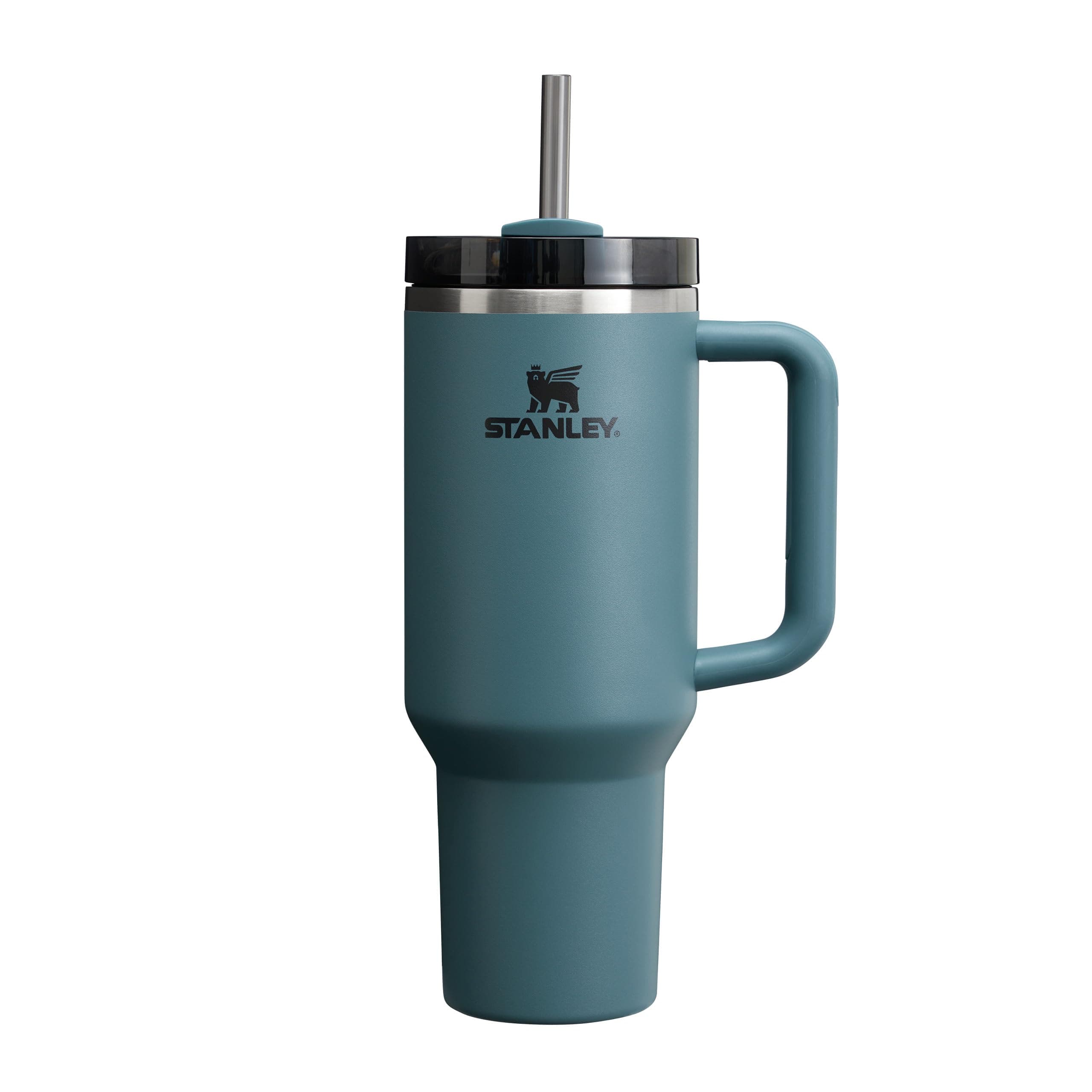STANLEY Quencher H2.0 FlowState Tumbler 1.2L - Termo Conserva el Frío 11 Horas - Helada Durante 48 Horas - Botella Agua Acero Inoxidable - Taza Termica - Vaso Termico Sin BPA - Blue Spruce