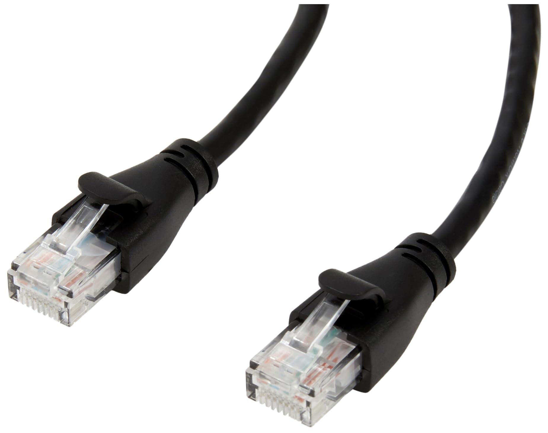 Amazon Basics Cavo patch Ethernet di Cat6 con connettori RJ45, 4.26 m, Nero