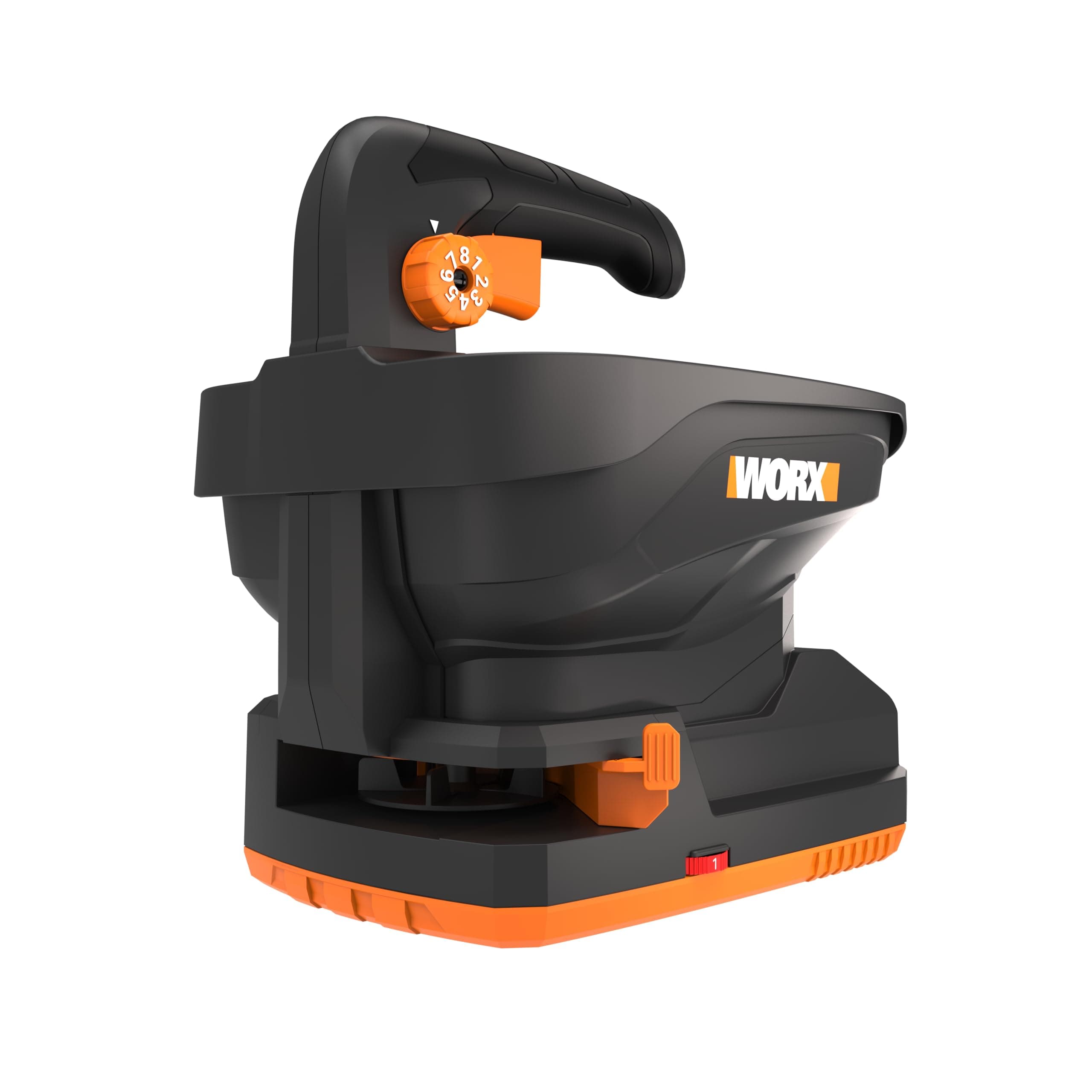 WORX WG869E.9 Universal Akku Streuer 20V, 5 m Streubreite, 3,3 L Tank, bis 550 m² Reichweite pro Füllung, einstellbare Streumenge, für Dünger & Streusalz, ohne Akku & Ladegerät