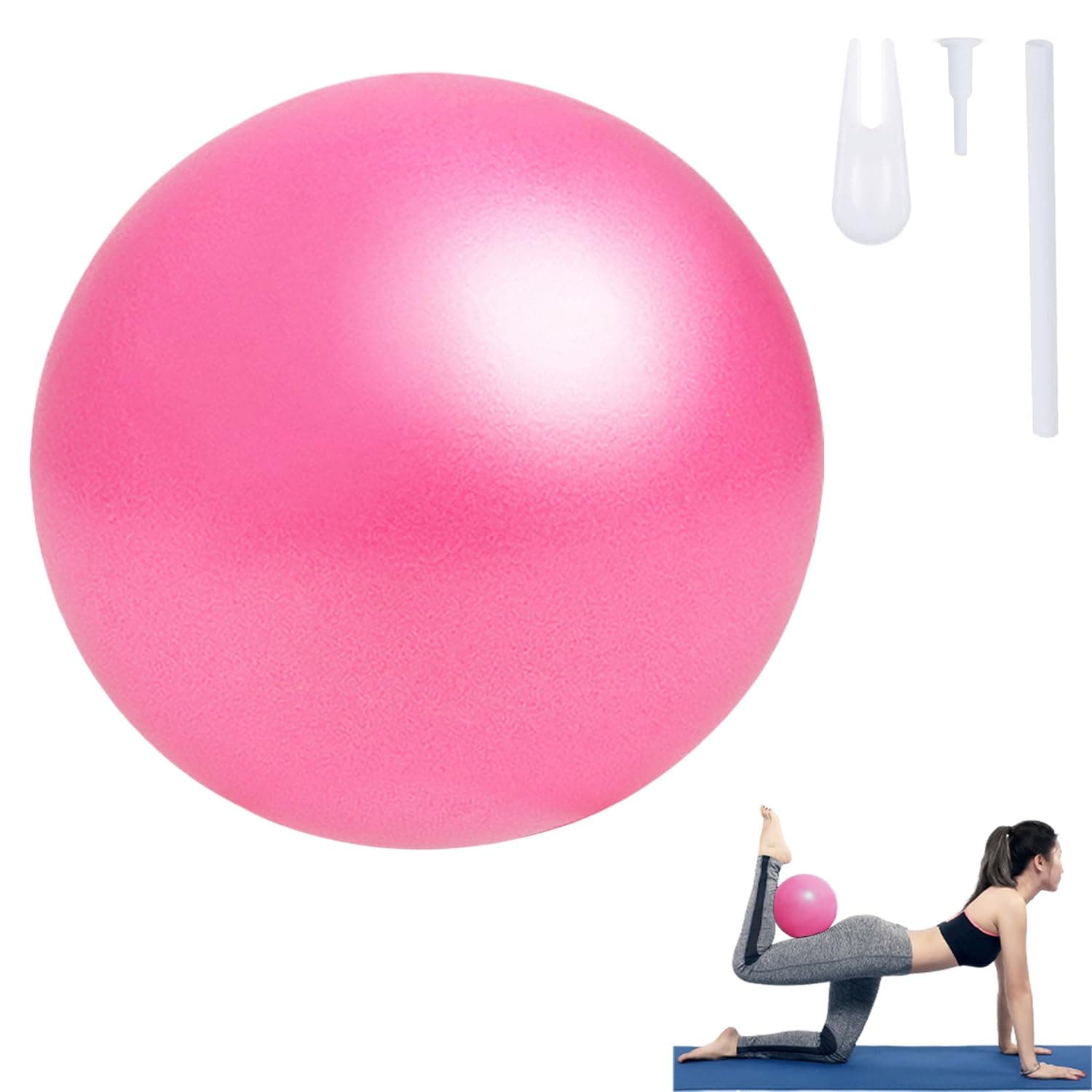 Keratobleem Palla Fitness per Pilates, per Ginnastica,Yoga Balance, per Esercizi Addominali e Spalla Eserciz di Equilibrio