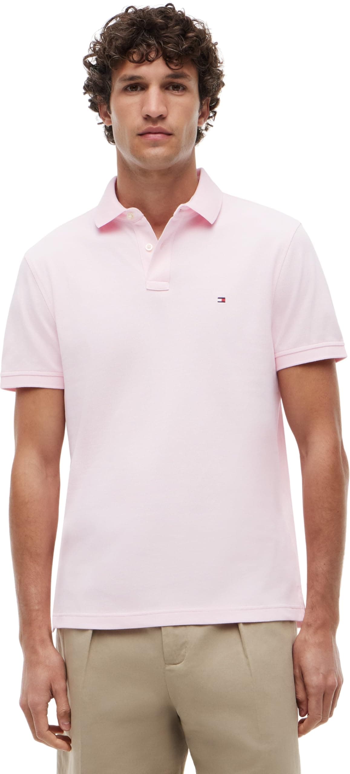 Tommy Hilfiger Uomo Maglietta Polo Maniche Corte 1985 Regular Fit