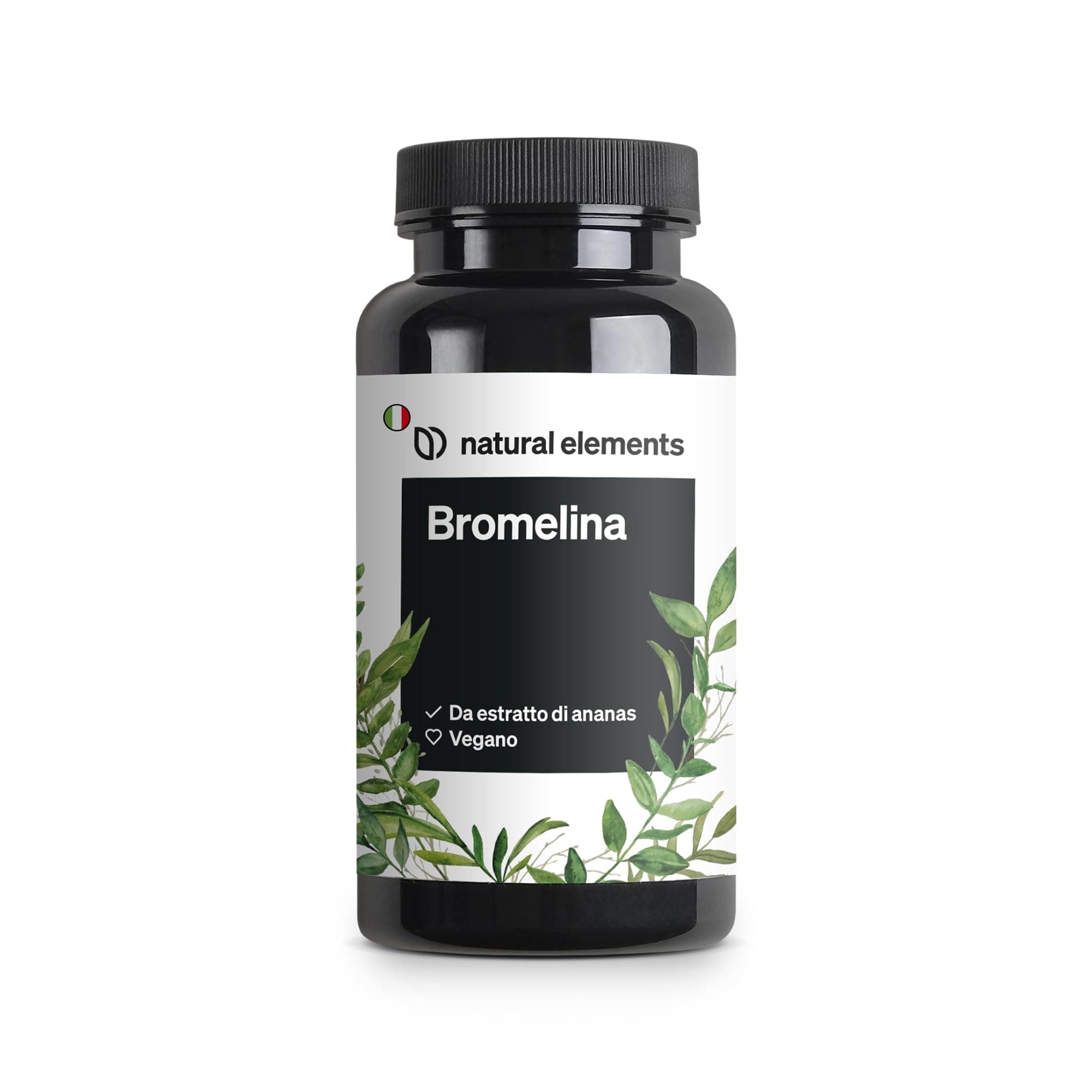 Bromelina – 400 mg (2500 GDU/g) – 90 capsule con rivestimento resistente ai succhi gastrici – estratto di ananas naturale – testato in laboratorio, alto dosaggio e prodotto in Germania