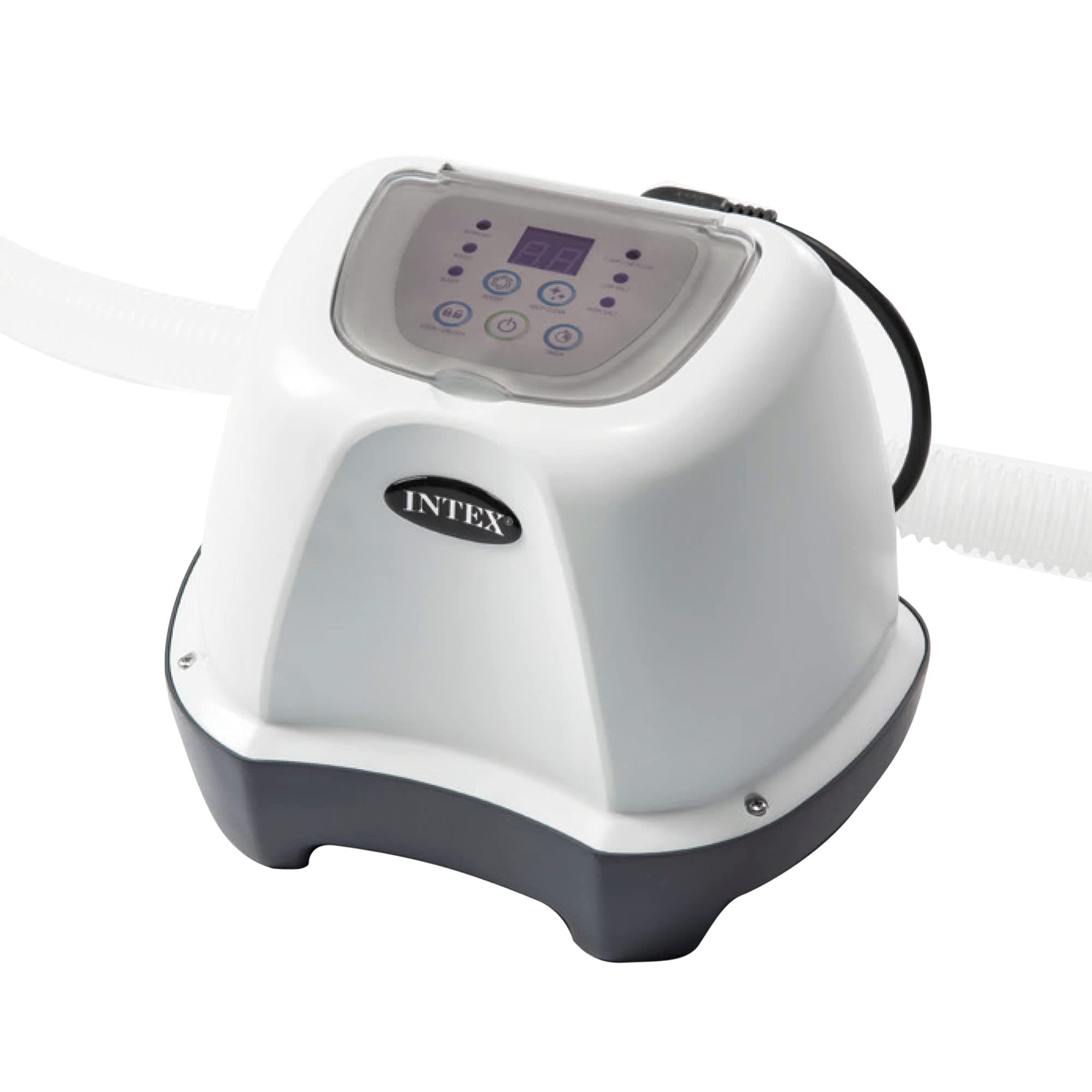 Intex Clorador salino para piscinas, 4 gramos/hora, piscinas desmontables pequeñas, 17.000 litros, , 3 modos de autolimpieza, programación 12 horas (55244)