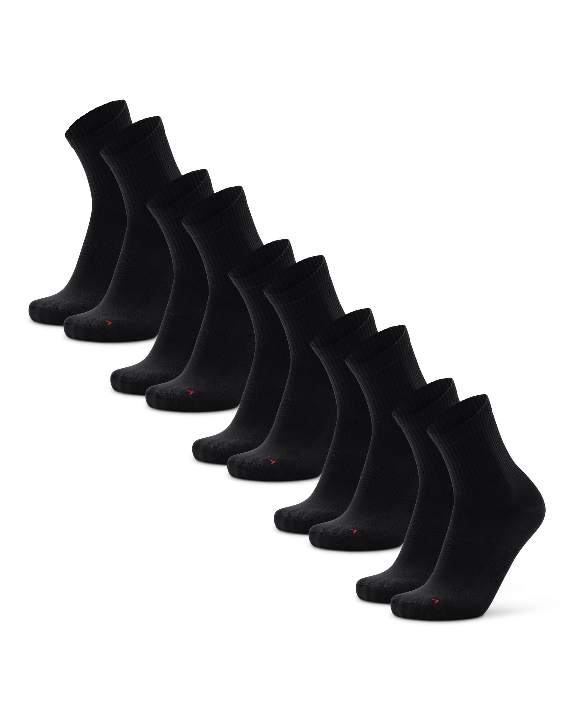 DANISH ENDURANCE Calzini Sportivi Quarter, Calze da Corsa, Running, Traspiranti, per Uomo e Donna, 3 o 5 Paia