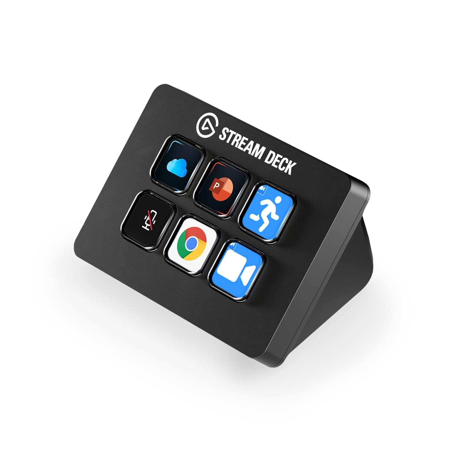 Elgato Stream Deck Mini – Controla Zoom, Teams, PowerPoint, MS Office etc., aumenta tu productividad con integración perfecta con las apps más usadas, crea atajos fácilmente, compatible con Mac y PC