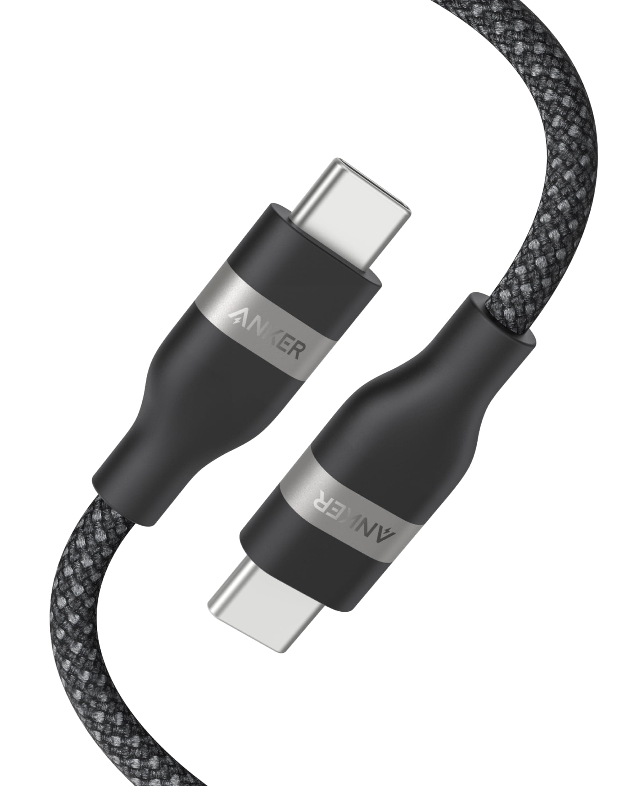 Anker Nano 240W USB C auf USB C Kabel, [1 Stück 0,9m] PD 3.0 Schnellladekabel USB C Kable, flexibel farbig geflochten, für iPhone 17 Pro/16/15 Serie, Samsung Galaxy S25/S24, MacBook Pro/Air und mehr
