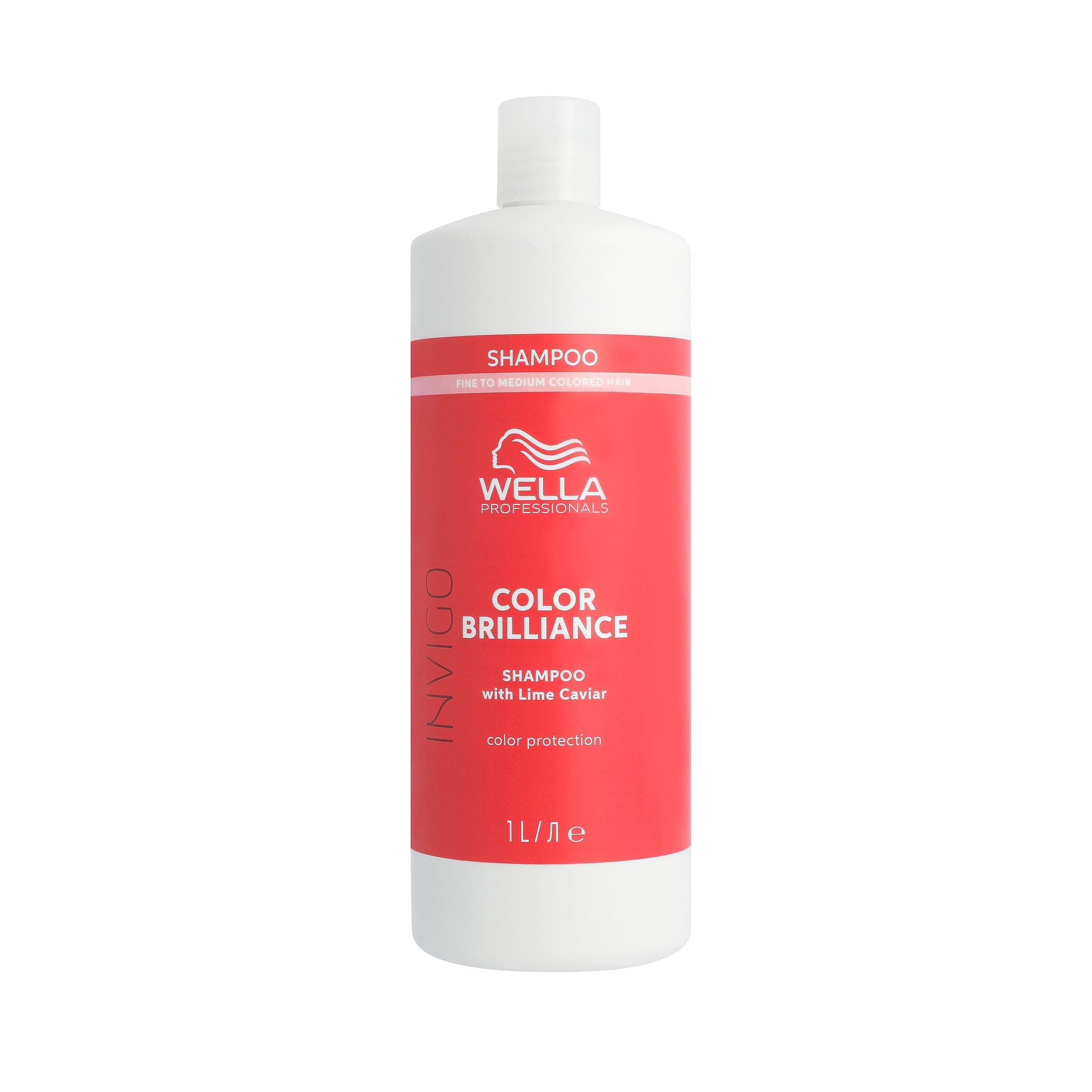 Wella Professionals Invigo Color Brilliance Shampoo Fine – Glanzshampoo für feines, gefärbtes Haar – milde Pflege mit Vitamin E & niedrigem pH-Wert – Farbschutz & strahlender Glanz