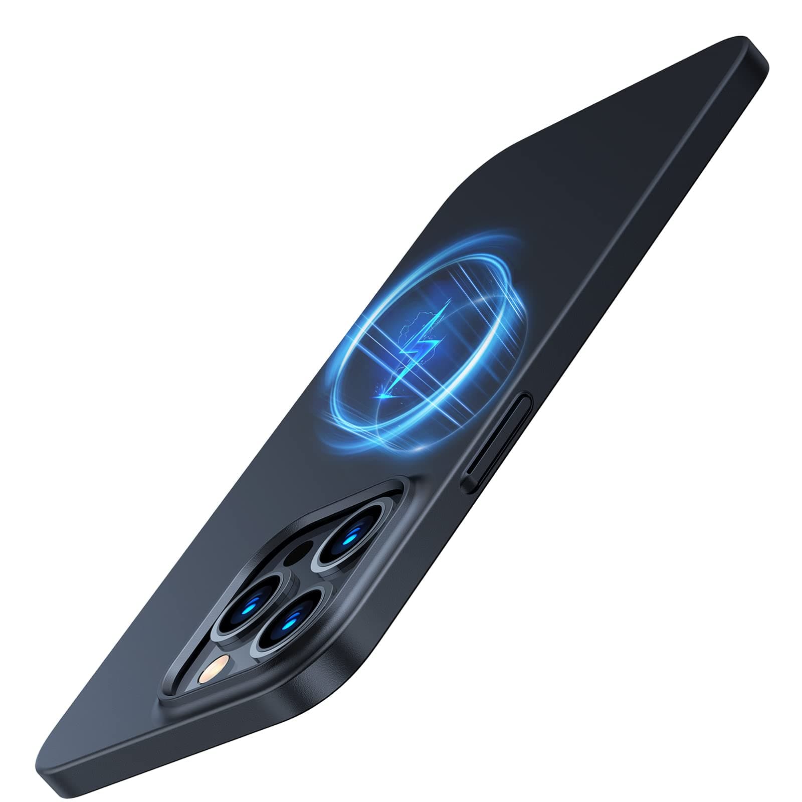 TORRAS Dr. Ultra Dünn 2024 Neu für iPhone 15 Pro Hülle für MagSafe [Nr. 1 Magnetkraft] Extrem Stoßfest Kratzfest iPhone 15 Pro Case(Samtiger Griff & Elegantes Aussehen)Slim Handyhülle Schwarz