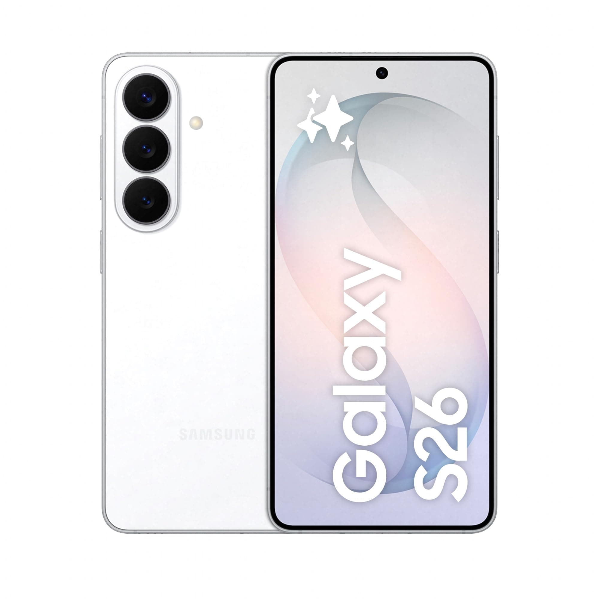 Samsung Galaxy S26 Smartphone AI, 512GB, 3 anni di Garanzia, Processore Avanzato, Assistente Foto, Creative Studio, Camera 50 MP, 4300 mAh, White [Versione italiana]