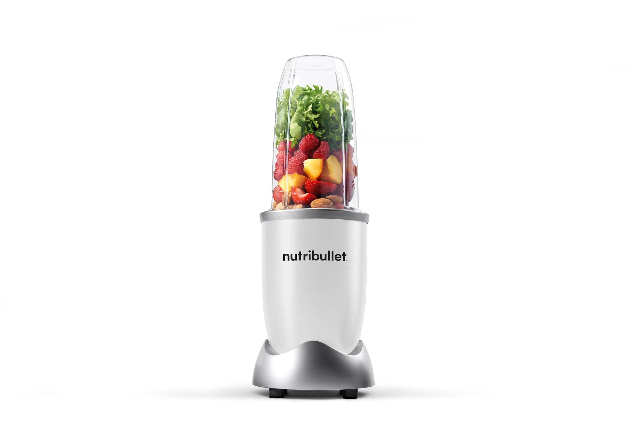 nutribullet Pro 900 Watt, Blender Électrique, Hachoir, verre de 700 ml NB904W, Blanc