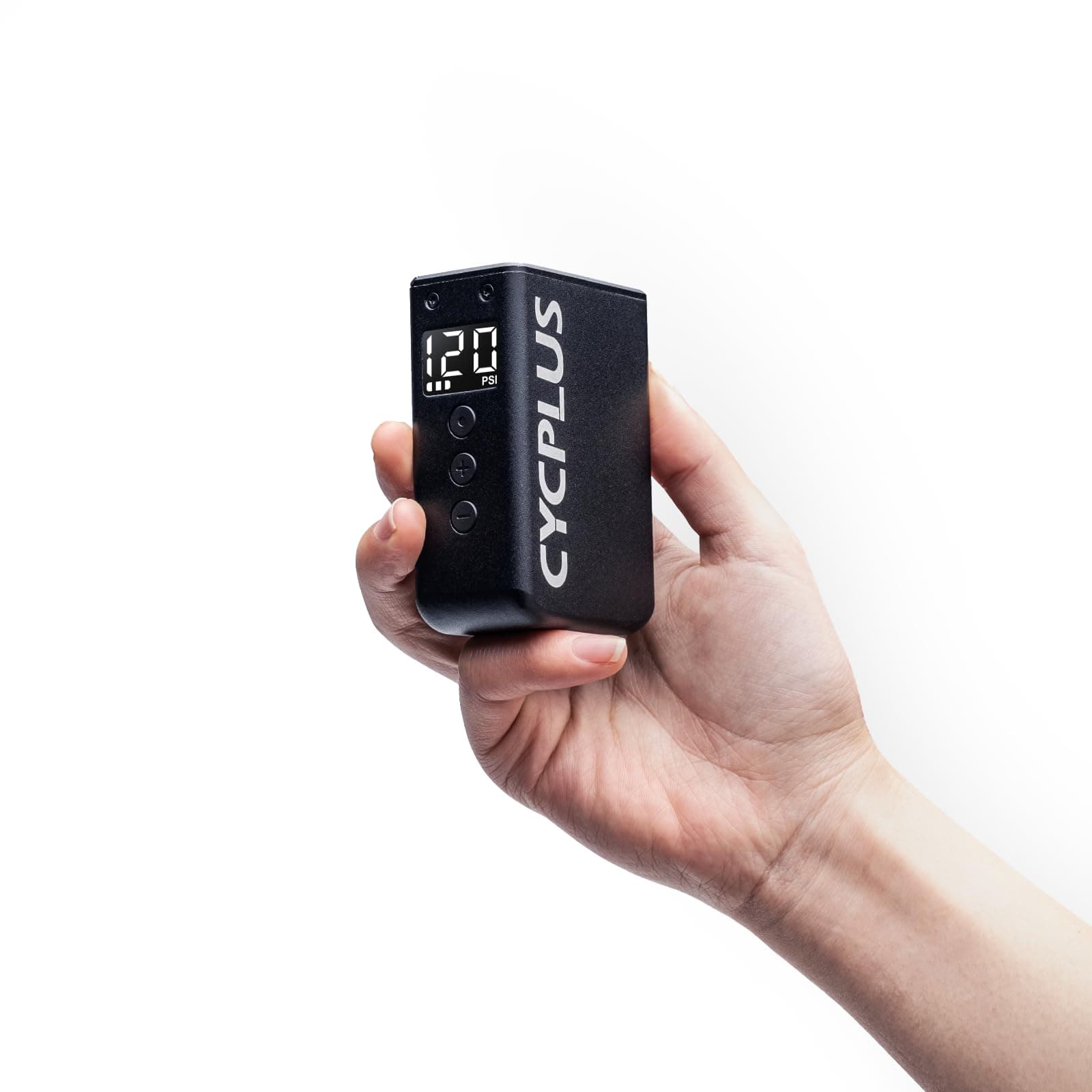 Mini Bomba Tiny CYCPLUS, hasta 120 PSI, Recargable e Inalámbrica, Auto Stop, Válvulas Presta y Schrader para E-Bike, MTB, Ciudad y Carretera - AS2 Pro MAX (Actualización 2025)