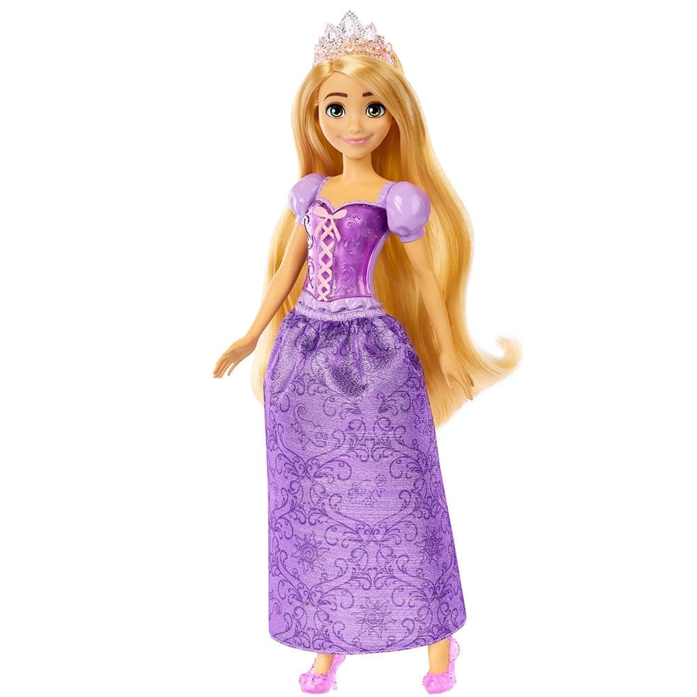 Mattel Disney Princess Rapunzel Muñeca princesa película Enredados, juguete +3 años (HLW03)