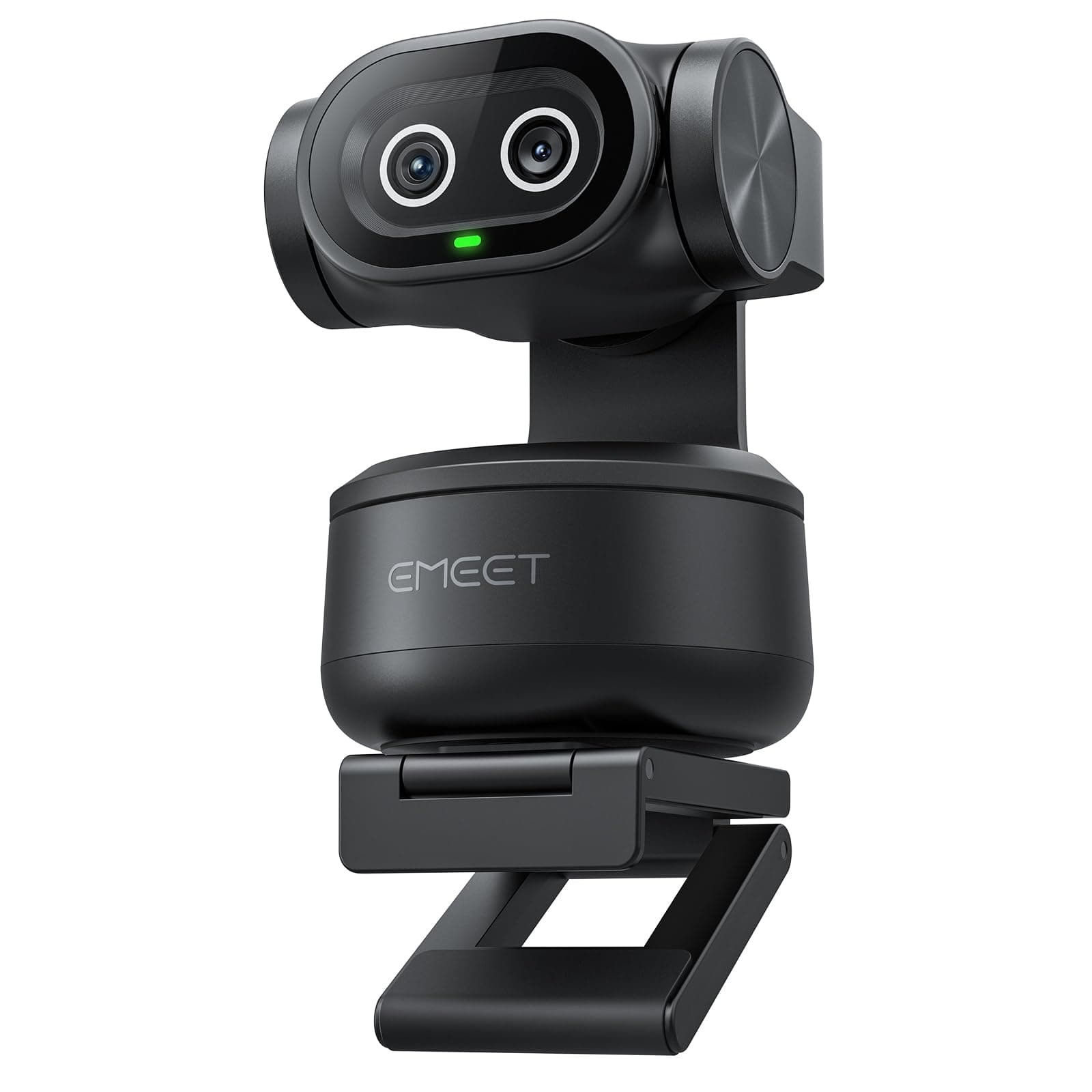EMEET PIXY Telecamera PTZ 4K a Doppia Telecamera, AI Webcam，Messa a Fuoco Rapida in 0,2 s, con Sensore Sony, Web cam con 3 Microfoni, Webcam 4K per lo Streaming e Compatibile con OBS/Twitch/Switch 2