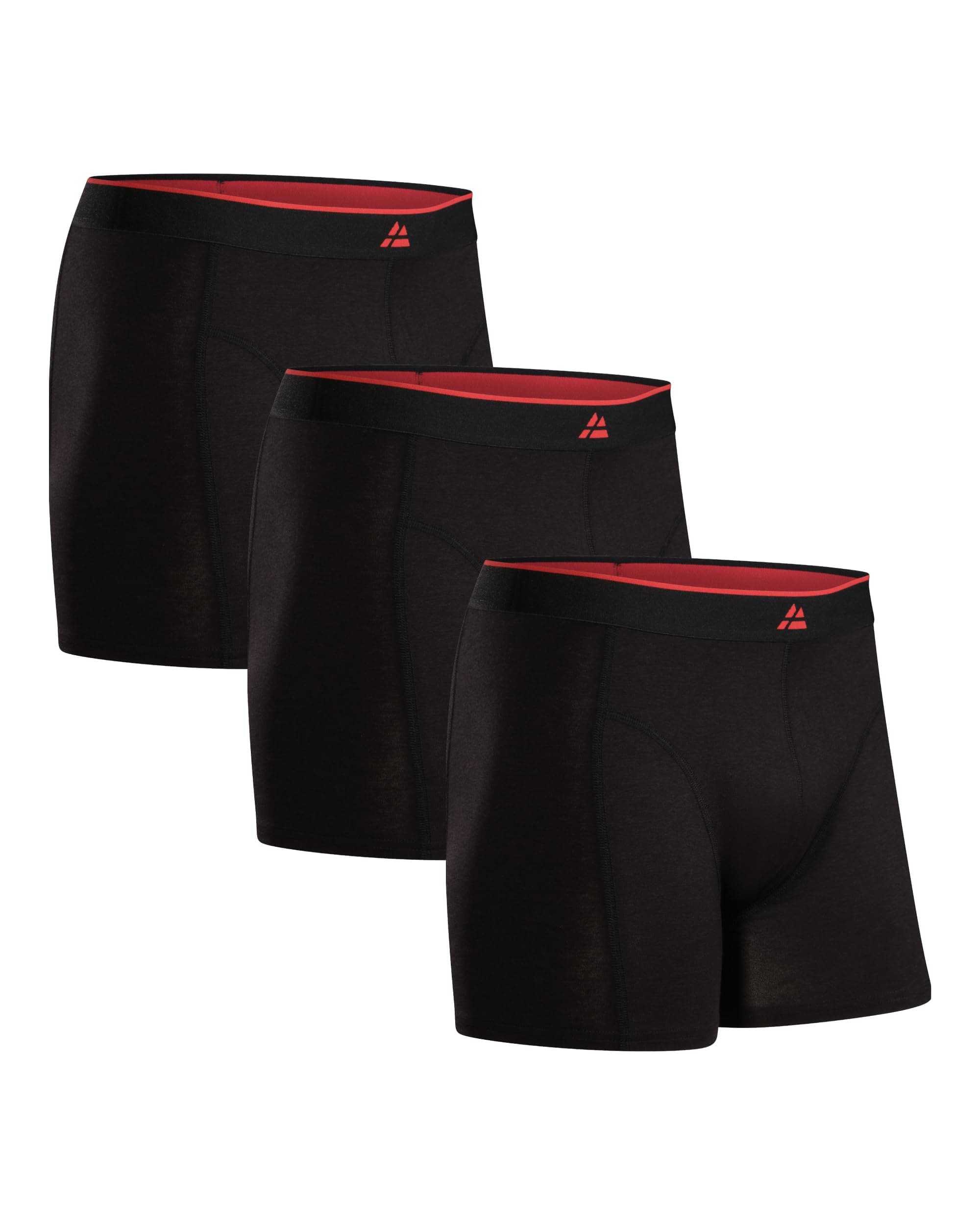 DANISH ENDURANCE 3er Pack Bambus Boxershorts Herren, Superweiche Unterhosen Männer, Bequem, Atmungsaktiv & Etikettfrei