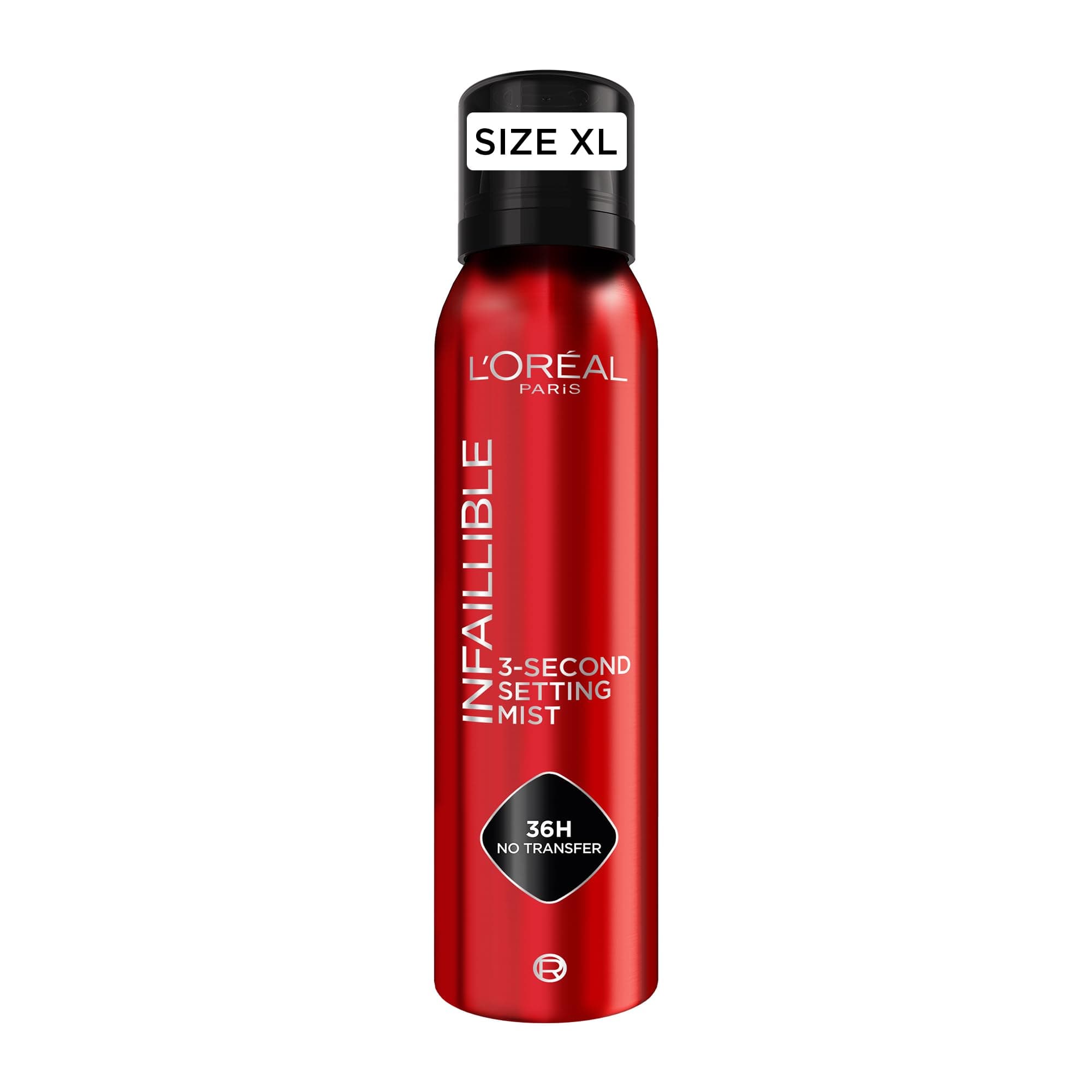 L'Oréal Paris Infaillible Setting Spray, Per Tutti i Tipi di Pelle, Spray Fissante Trucco, Lunga Tenuta, Finish Naturale, Formula Leggera, Dermatologicamente Testato, Formato Jumbo 150 ml