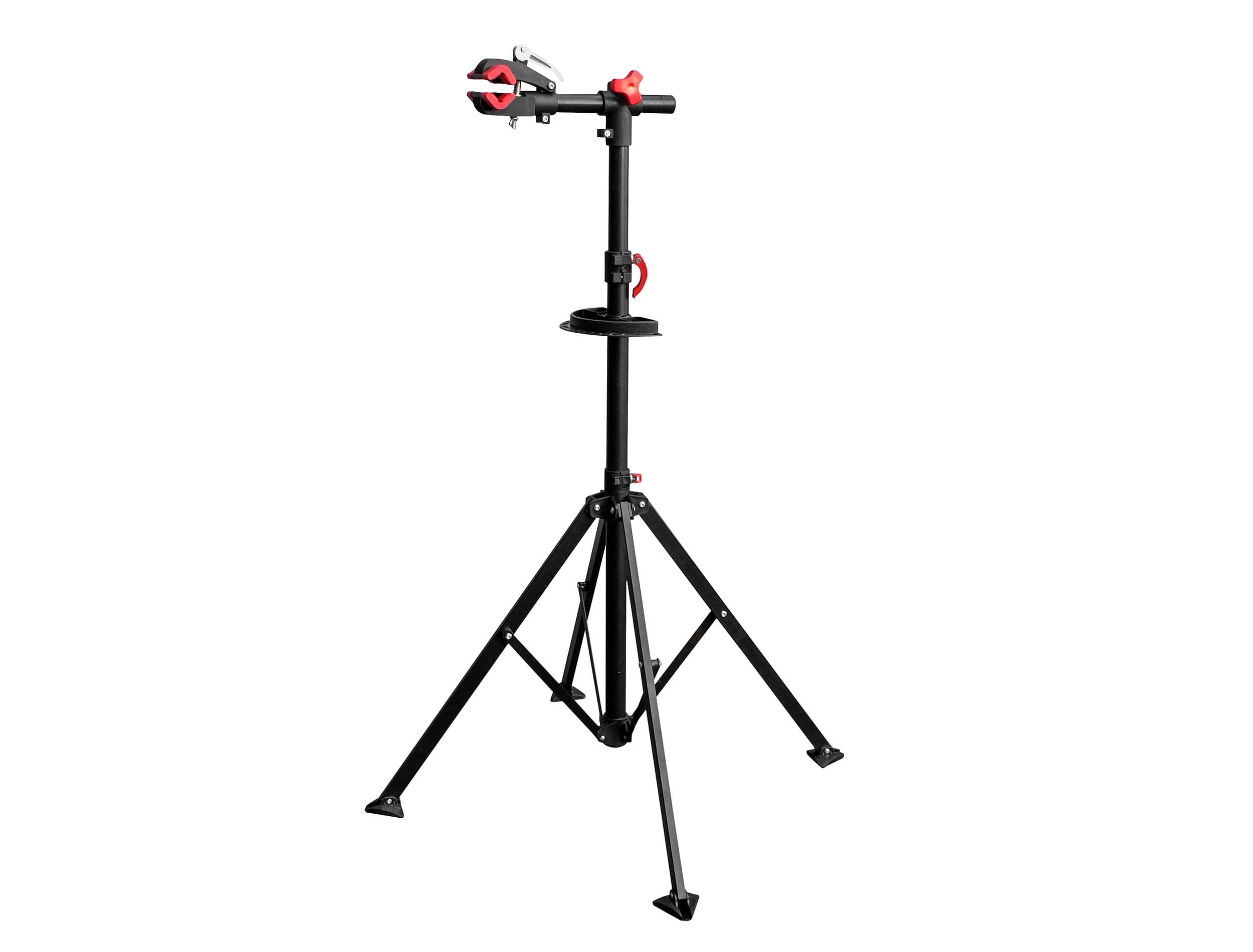 EUFAB 16414 Fahrradständer Profi, mit Stativ, 1,56 Zoll, 151-190 cm, Schwarz