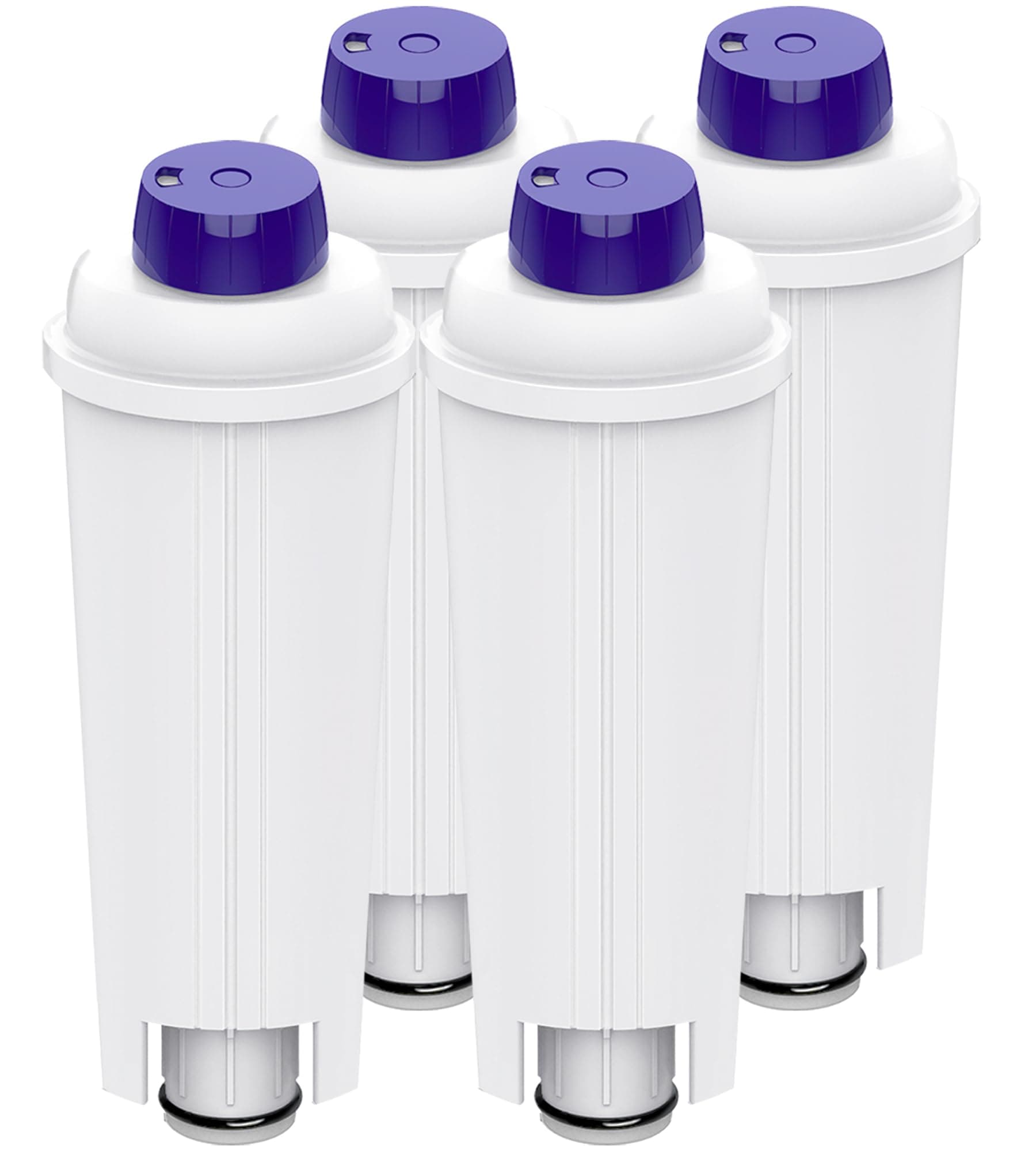 4 Pezzi Filtro Acqua Cartucce a Carbone Attivo Adatto per Delonghi DLSC002 Filtro Macchina Caffè per Delonghi ECAM, ESAM, ETAM, BCO Serie