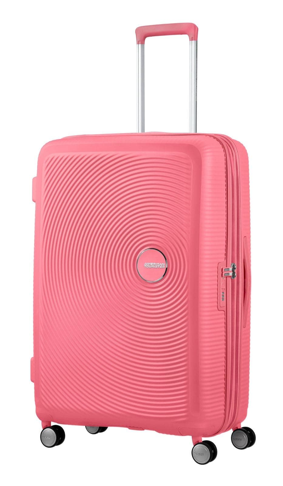 American Tourister Soundbox - Valise Spinner L Extensible, 77 cm, 97/110 L, Rose (Sun Kissed Coral)