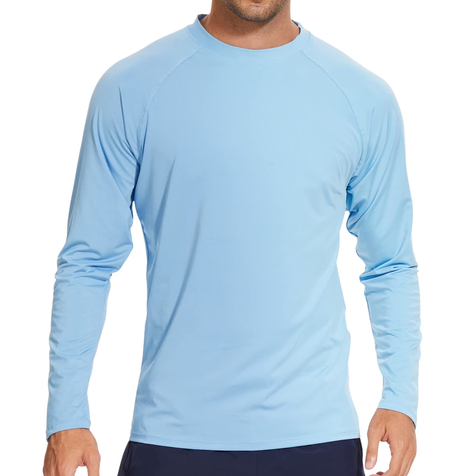 Arcweg Rashguard Homme Manches Longues M-3XL T-Shirt Anti-UV UPF 50+ Sechage Rapide Léger pour Surf Natation Plongée Plage