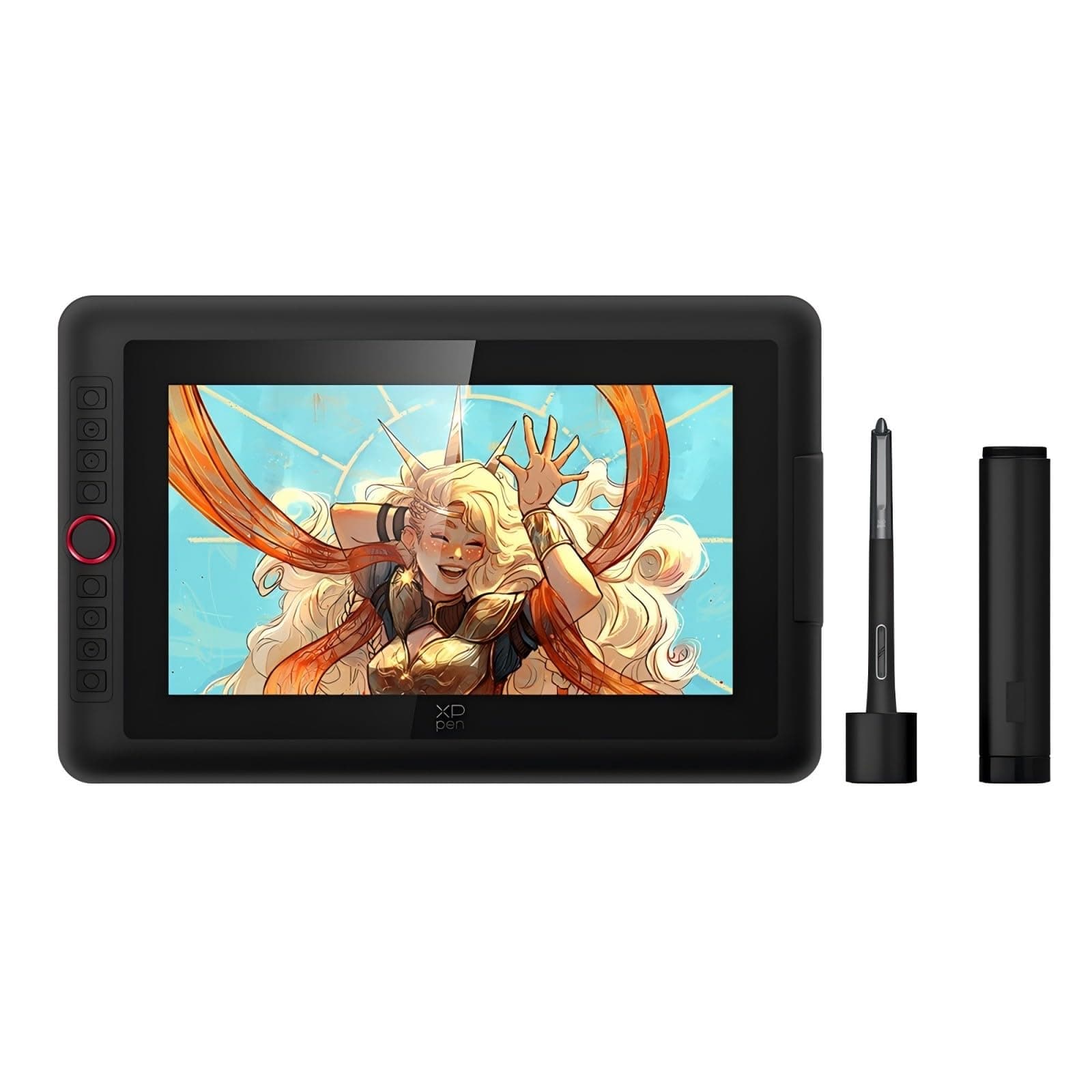 XPPen Artist 13.3 Pro V2 Tablette Graphique Dessin avec Écran Laminé,16K(16384) Niveaux de Pression, Tablette Graphique Portable de 13,3 Pouces, 8 Raccourcis, Compatible avec Windows et macOS