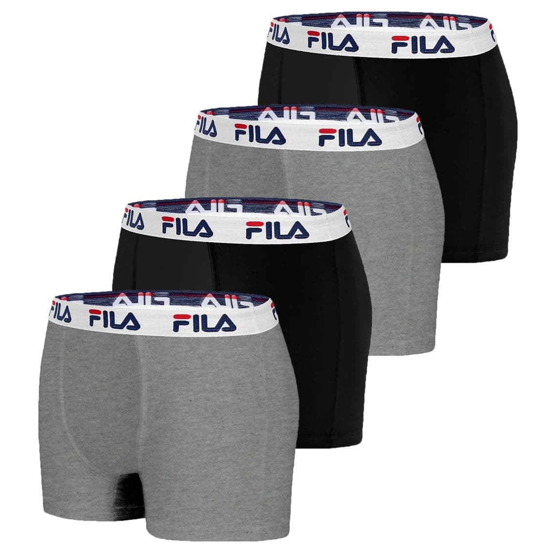Fila Fila Boxer Fi/1bcx4/Fu5016 Boxer a Pantaloncino Uomo (Pacco da 4)