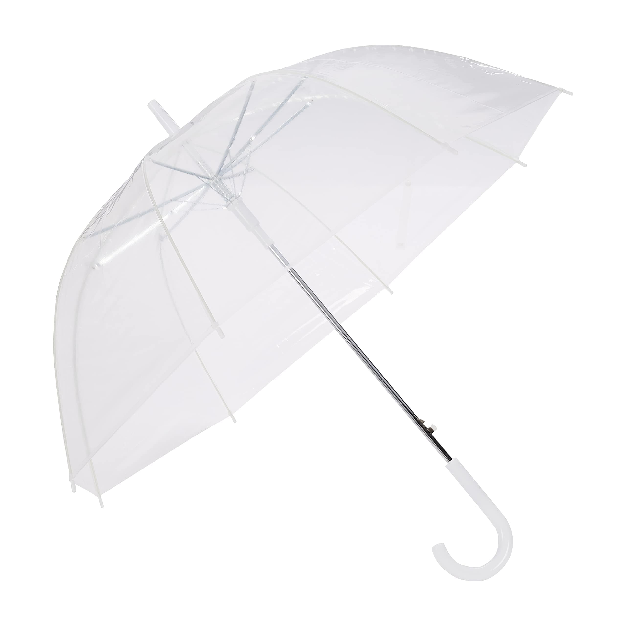 Amazon Basics Parapluie Bulle Octogonale, 34.5 inch, Transparent