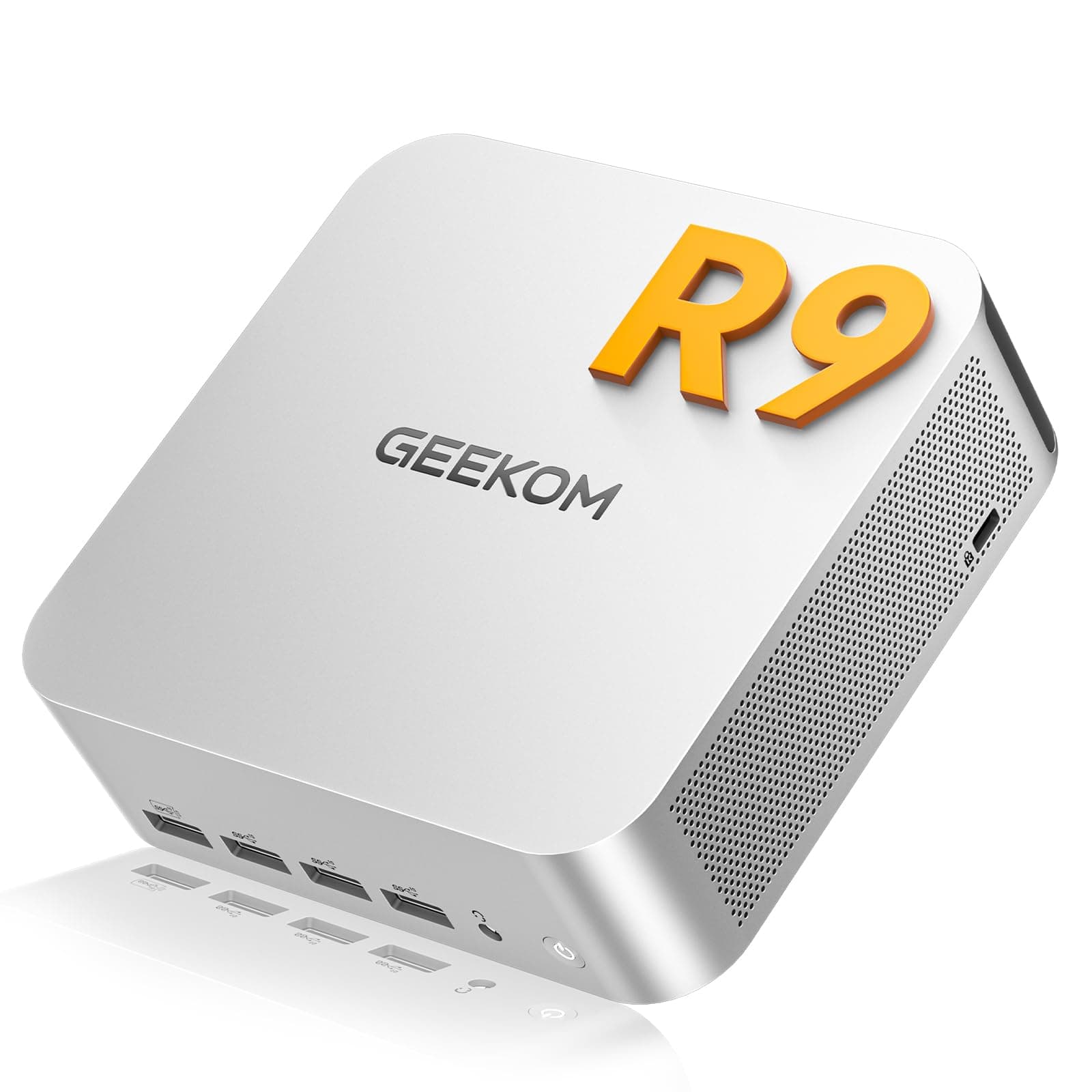GEEKOM [2026 Edizione Mini PC AI A7 MAX con AMD Ryzen 9 7940HS,16GB DDR5 e 1TB SSD(Memoria DDR Espandibile,Non LPDDR),Mini PC Windows 11 Pro,Grafica Radeon 780M, 4 Modalità | USB4 | 8K | Lettore SD
