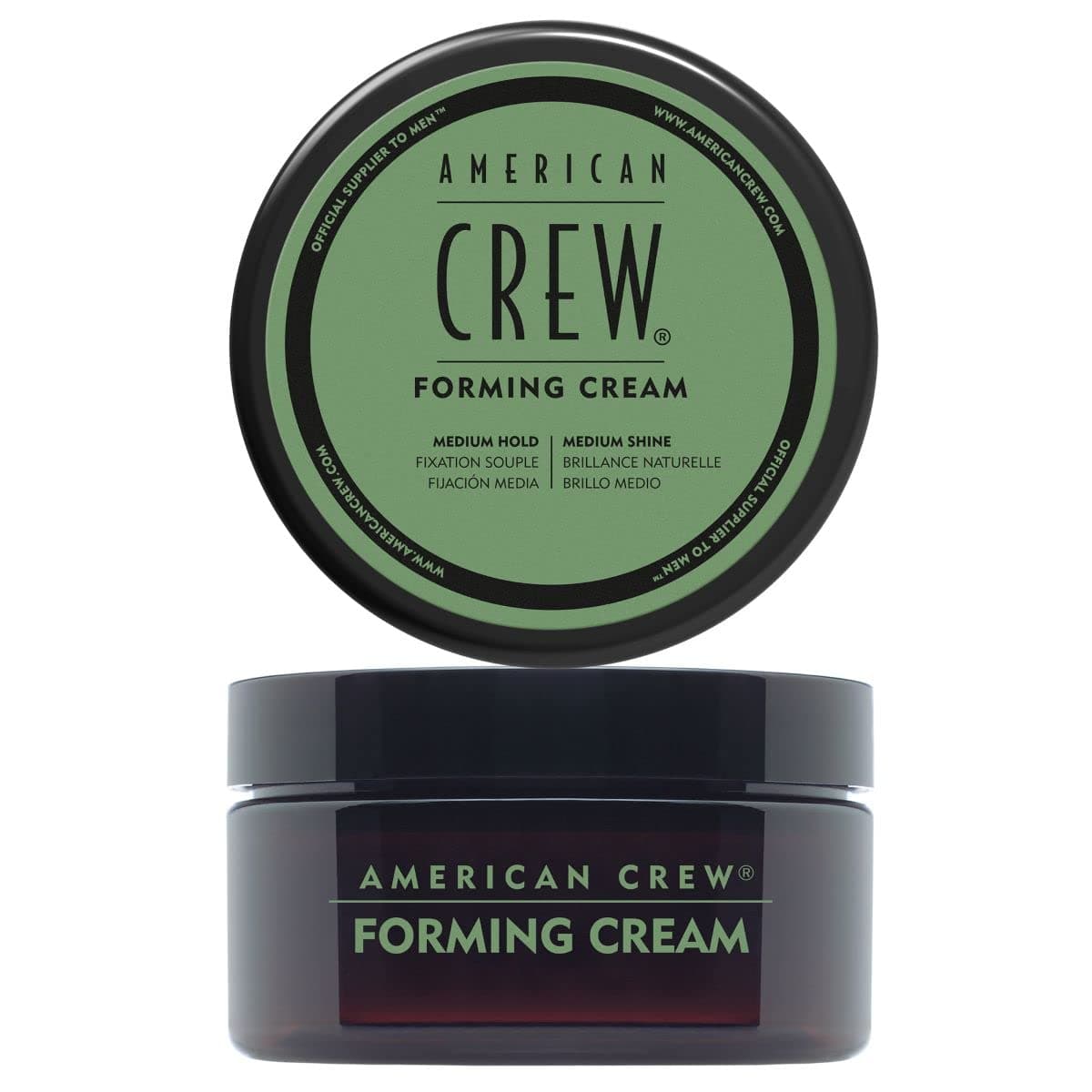 AMERICAN CREW – Forming Cream, 85 g, Stylingcreme für Männer, Haarprodukt mit mittlerem Halt, Stylingprodukt für flexibel formbares Haar & Finish mit natürlichem Glanz