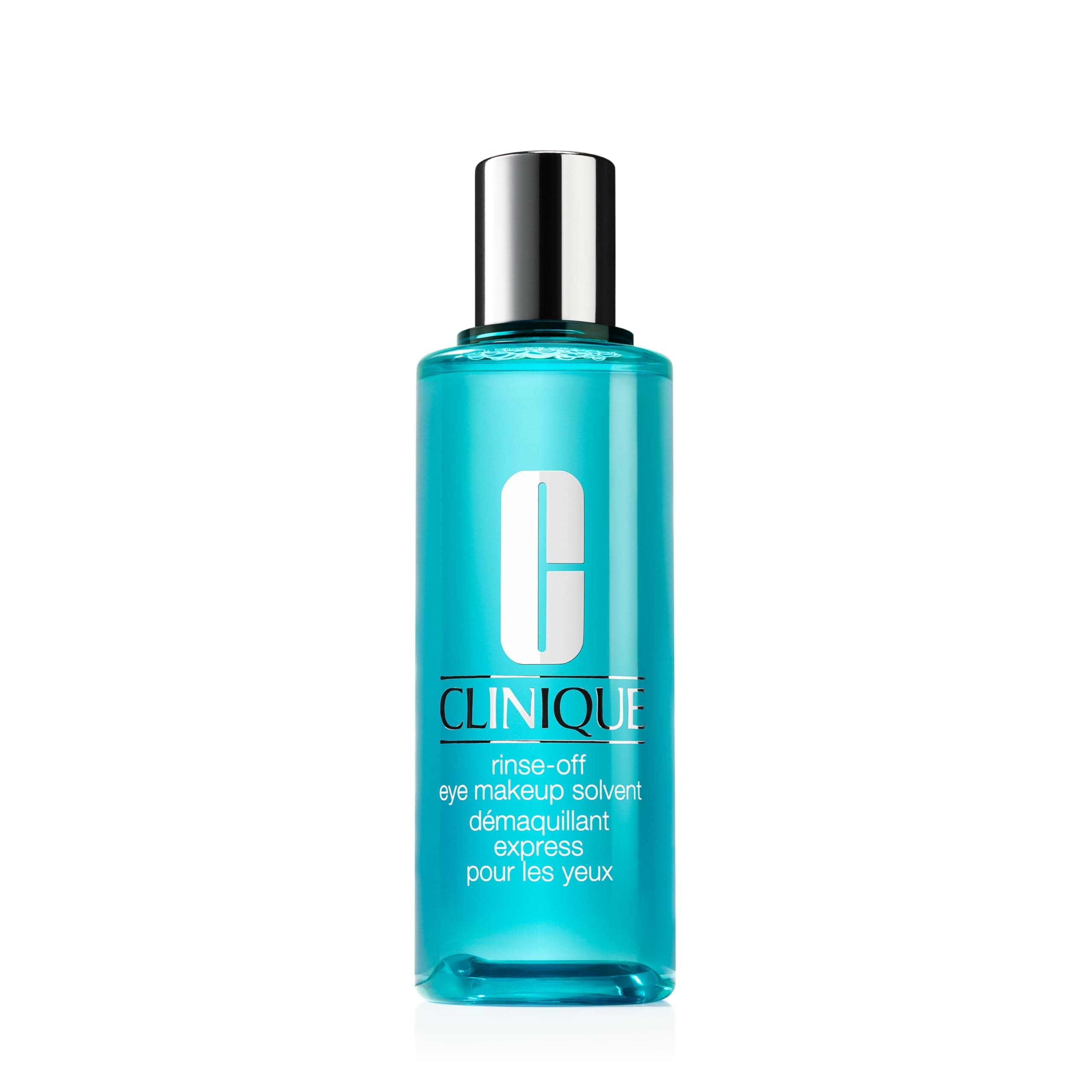 Clinique Rinse-Off Eye Makeup Solvent | Sanfter Augen-Make-up-Entferner für wasserfestes Augen-Make-up | Sicher für sensible Haut, 125 ml