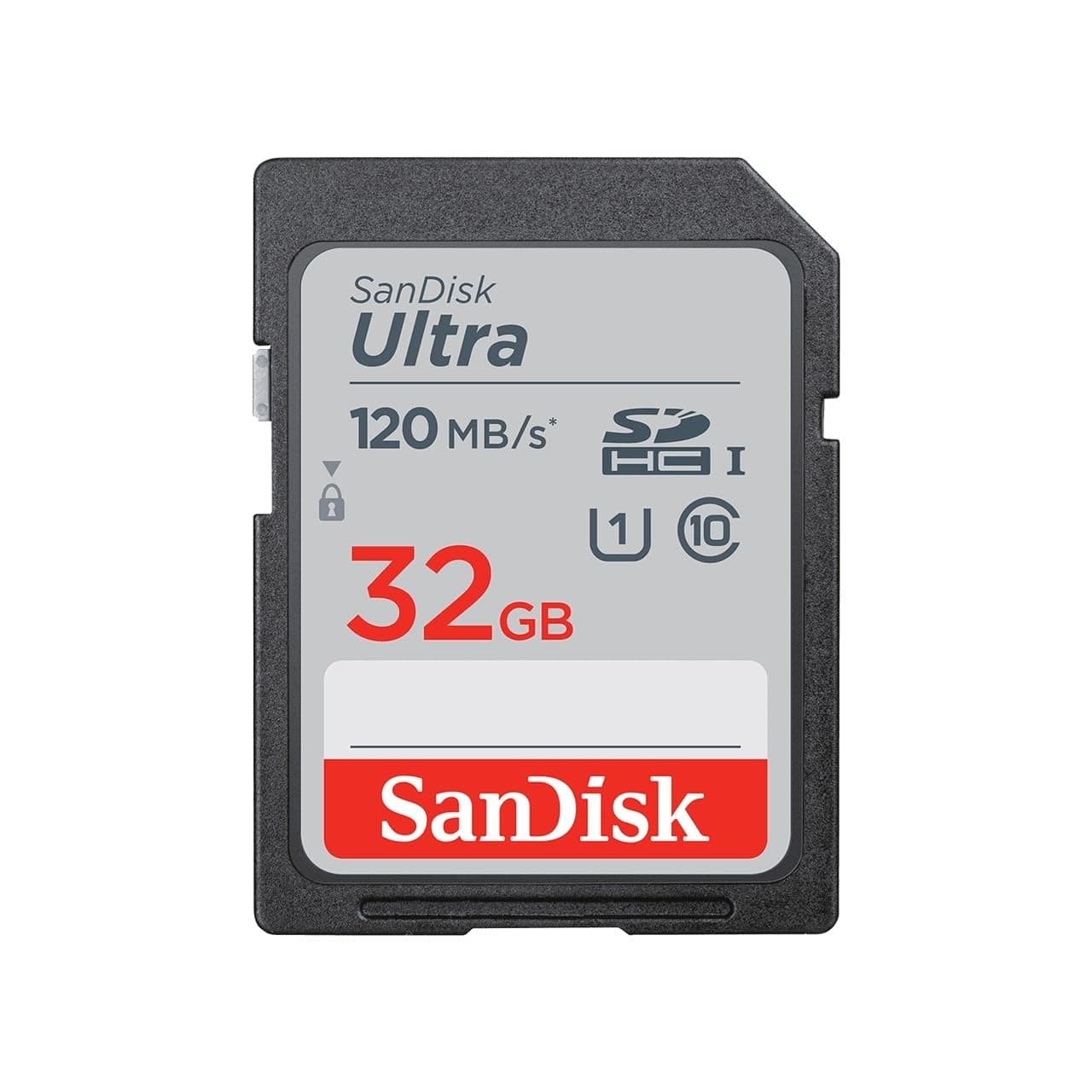 SanDisk Ultra 32GB SDHC Memory Card, Up to 120 MB/s, Class 10, UHS-I, V10, 3 packs