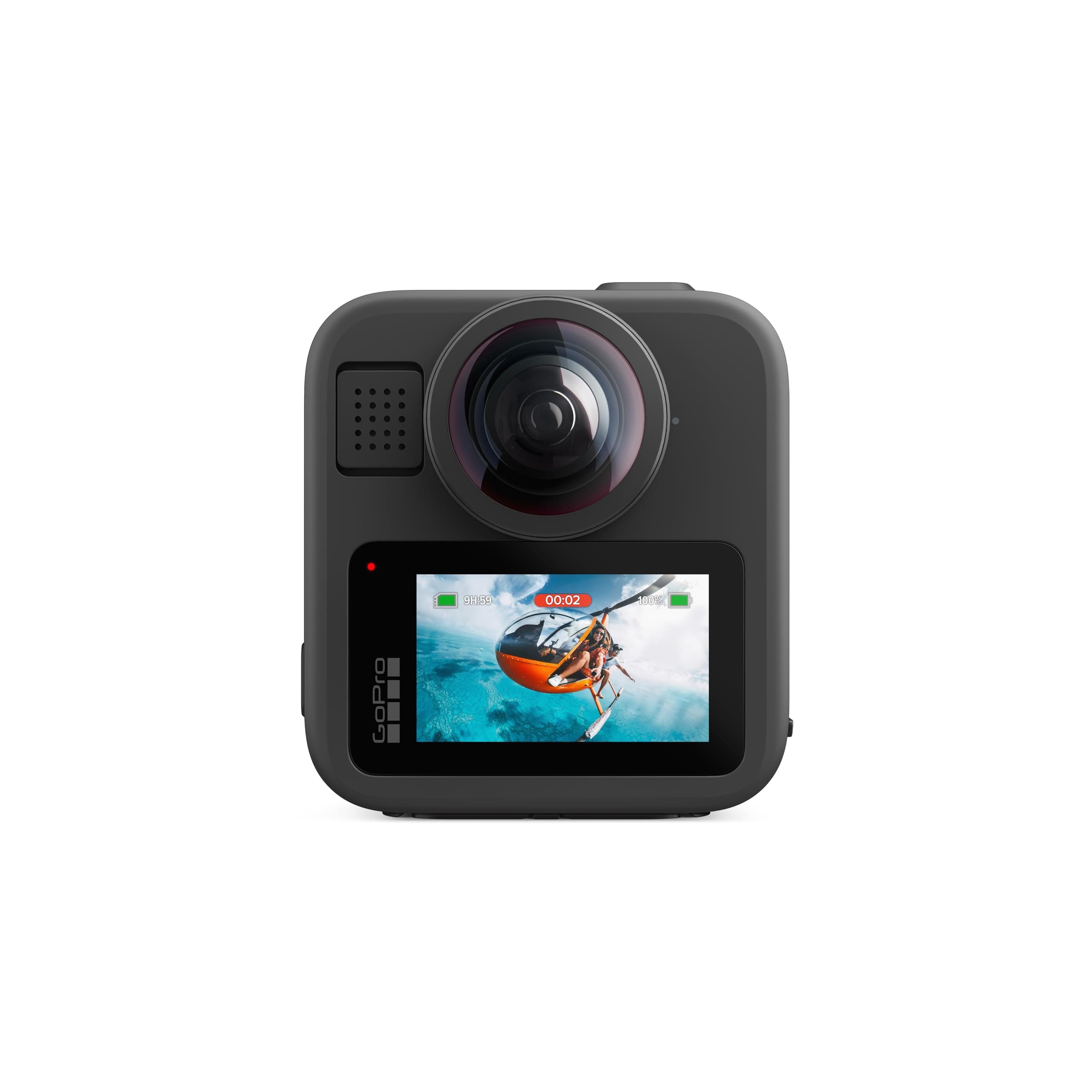 GoPro MAX2 - Cámara de acción Tradicional 360° Impermeable con Pantalla táctil, Video esférico 8K, Fotos 360° de 29 MP, Lentes fáciles de reemplazar, estabilización HyperSmooth, 6 micrófonos