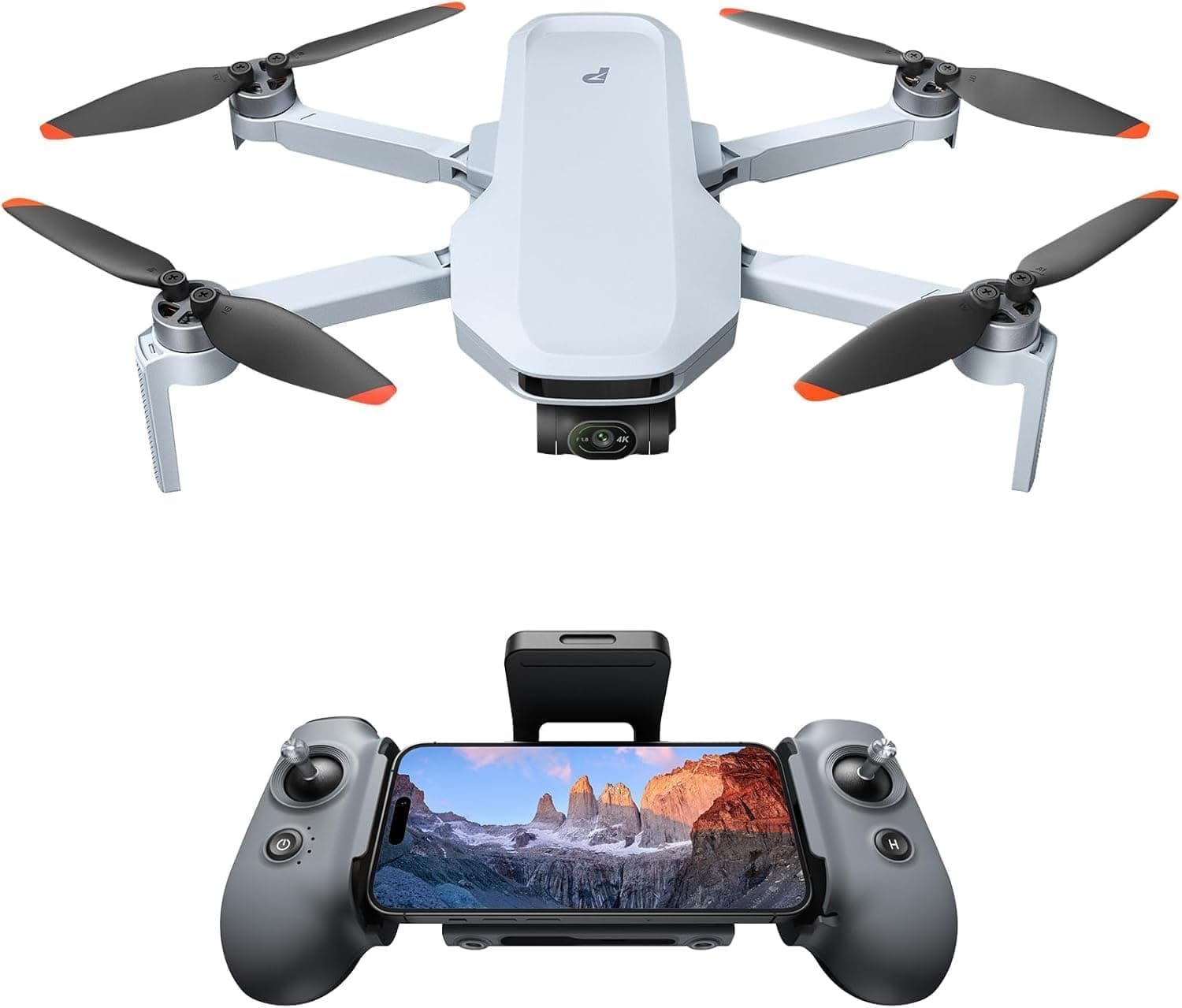 Potensic ATOM 2 Dron con Cámara para Adultos, Video 4K/Foto 8K, <249g, Gimbal 3 Ejes, Transmisión 10KM, Seguimiento AI, Grabación Vertical, AI Noche Shot, QuickShots, 32 Min de Vuelo Kit estándar