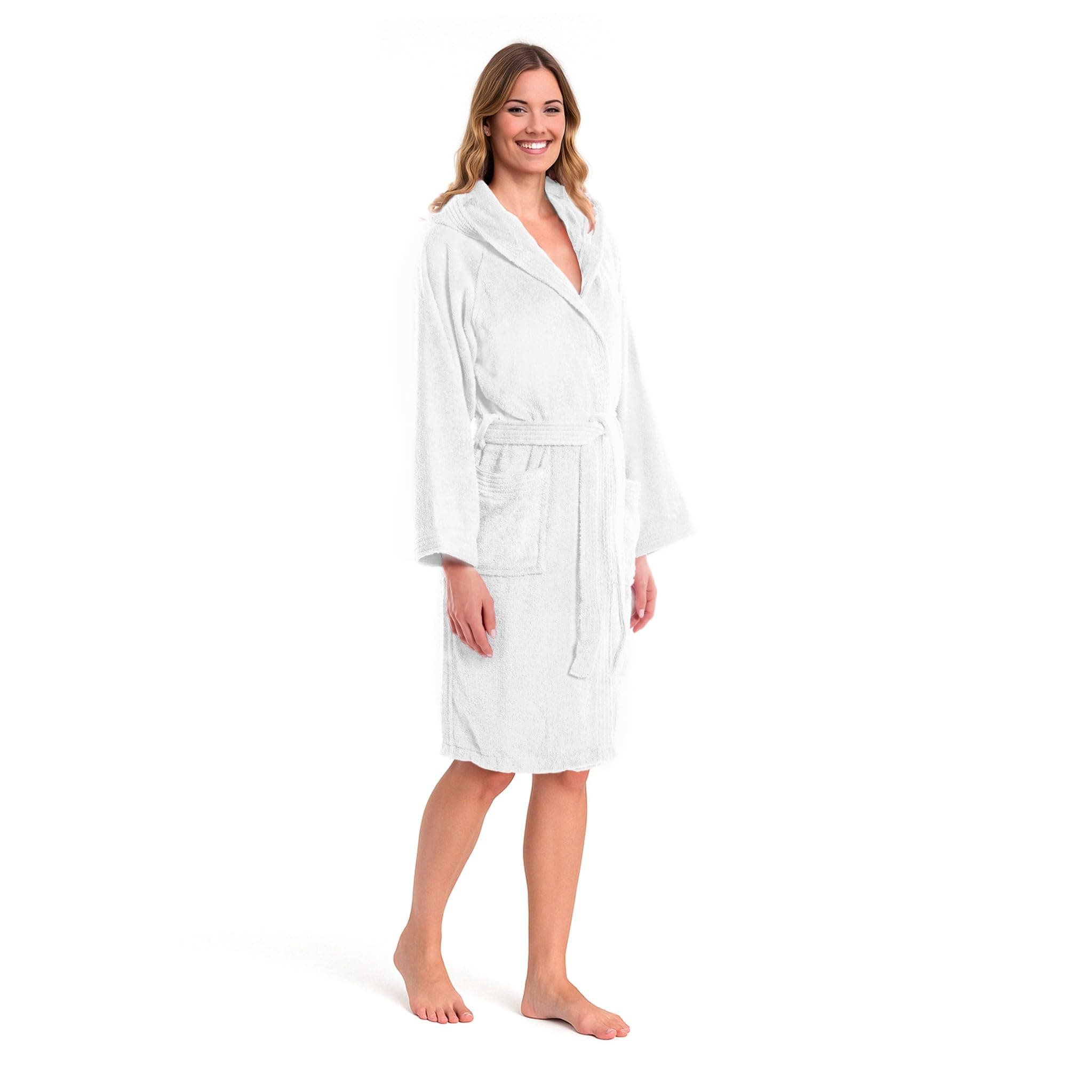 Caleffi - Accappatoio Uomo - Accappatoio Donna in Spugna di Cotone - Accappatoio Uomo Spugna Con Cappuccio - Accappatoio Piscina Palestra - Morbido e Assorbente, Asciugatura Rapida