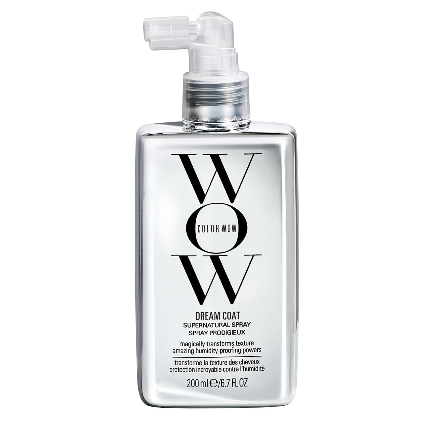 COLOR WOW, Dream Coat Supernatural Spray, Trattamento Anti-Crespo per Capelli Lisci e Lucenti, Tecnologia a Polimeri Attivata dal Calore, Per Capelli Colorati o Soggetti a Crespo, 200ml