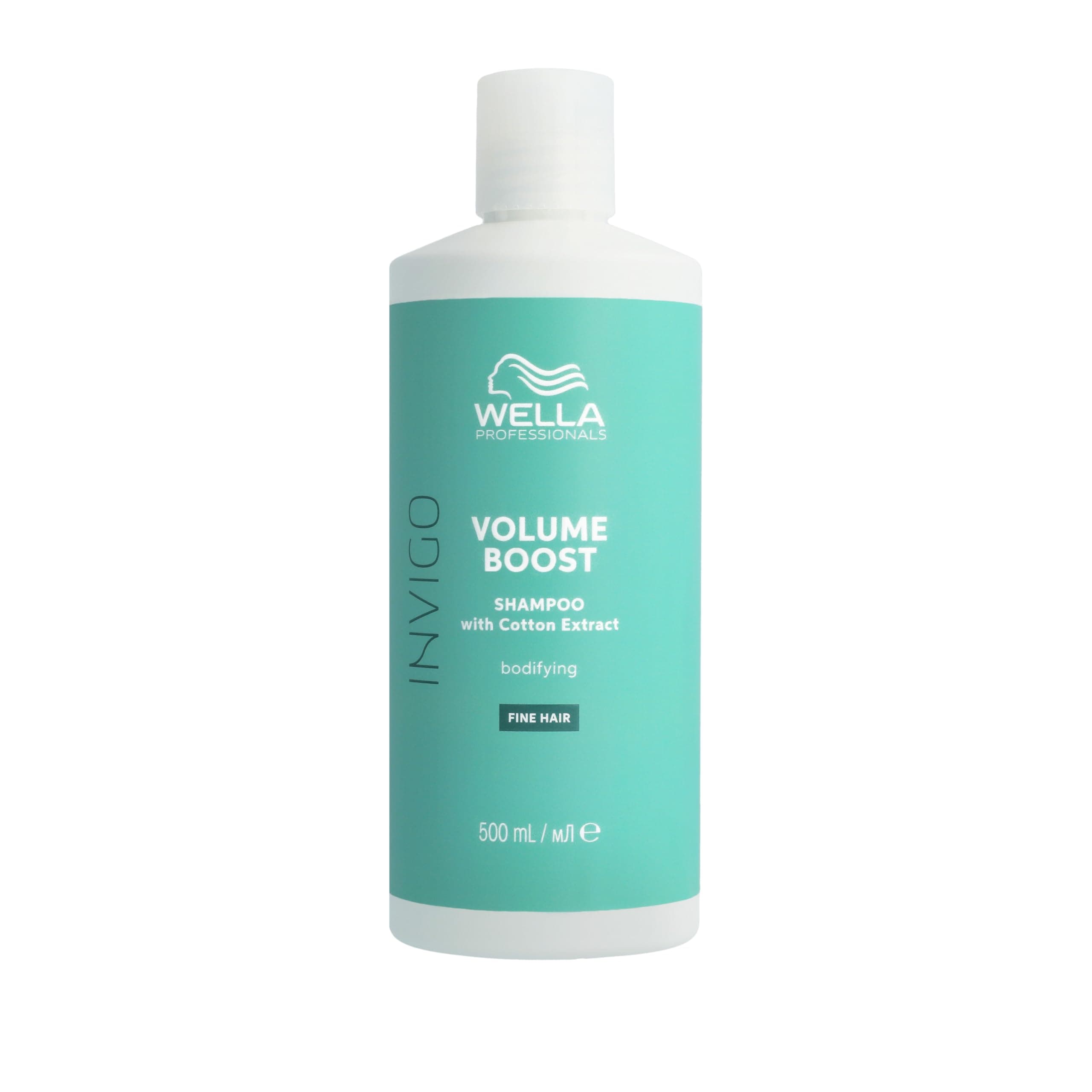 Wella Professionals INVIGO VOLUME BOOST - Champú - Volumen y Brillo - Todo tipo de cabellos - Extracto de Algodón