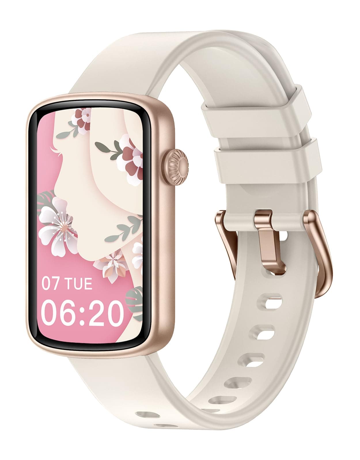 SHANG WING Orologio Contapssi Donna Smartwatch Orologio Fitness Cardiofrequenzimetro Polso Saturimetro Orologio Sportive Smartband Impermeabile Notifiche Whatsapp e Chiamate per Android iOS Galassia