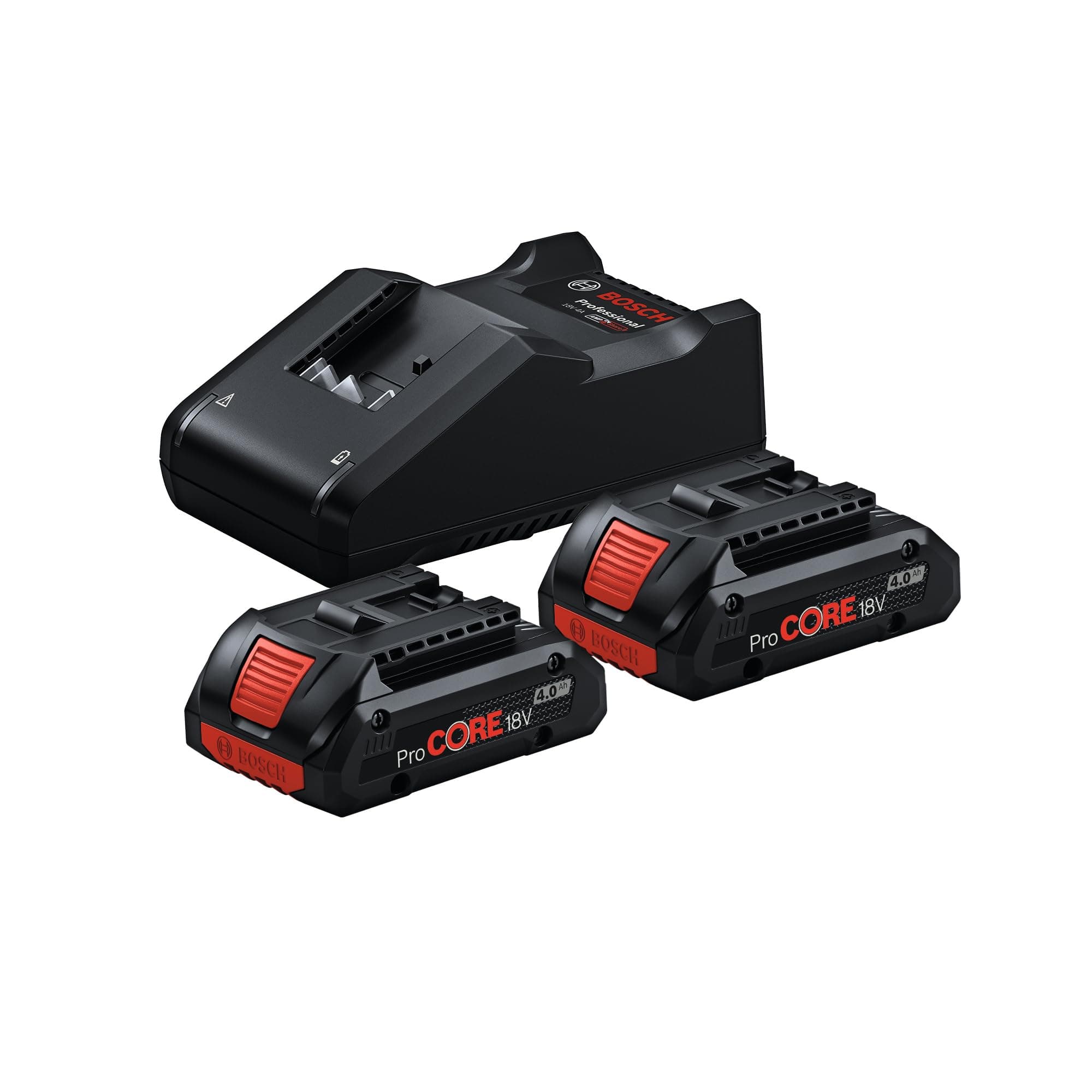 Bosch Professional 18V System Starter-Set batteries : 2 batteries ProCORE18V 4.0Ah + chargeur rapide GAL 18V-40