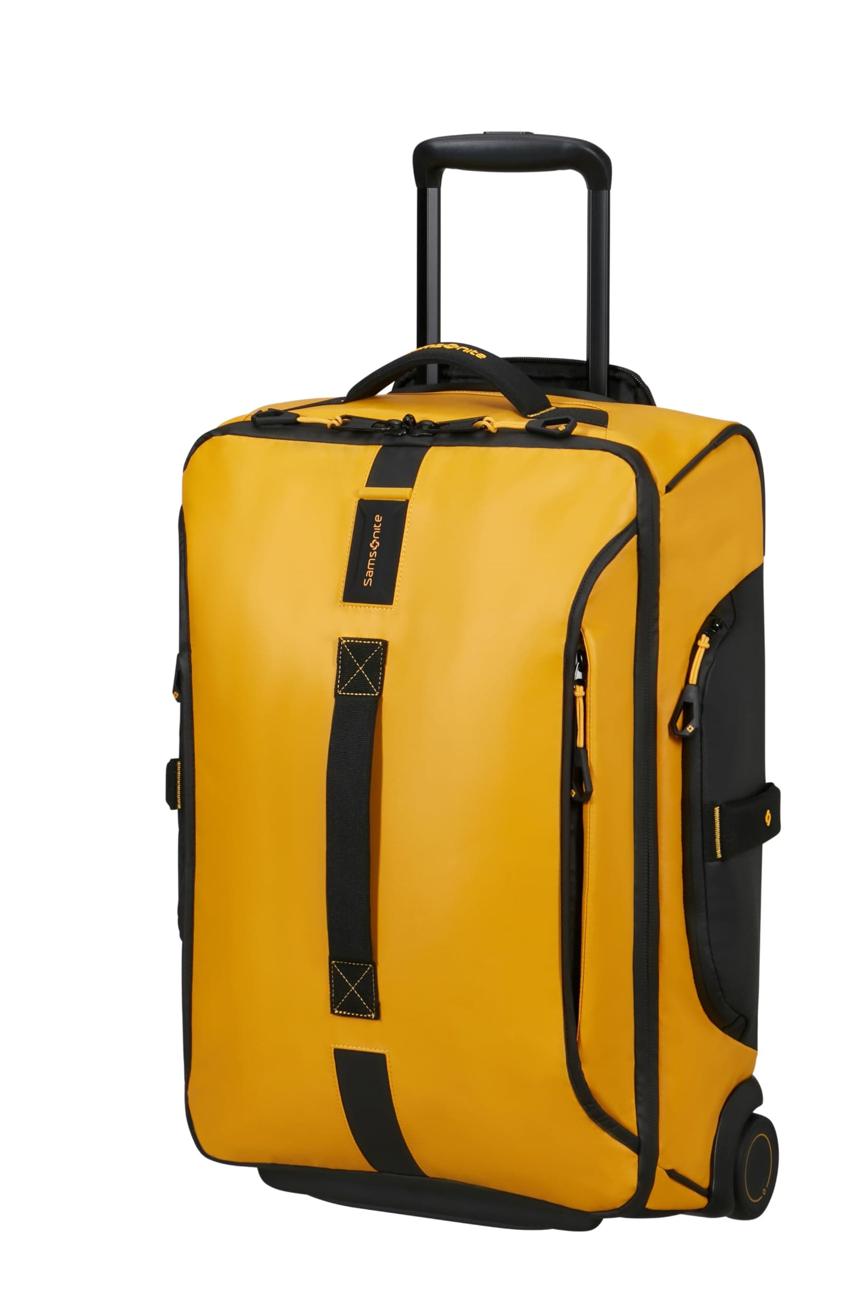 Samsonite Paradiver Light - Bolsa de Viaje con Ruedas (55 cm), Small, Equipaje de Mano, Repelente al Agua, Ligero, 48,5L, Amarillo (Yellow)