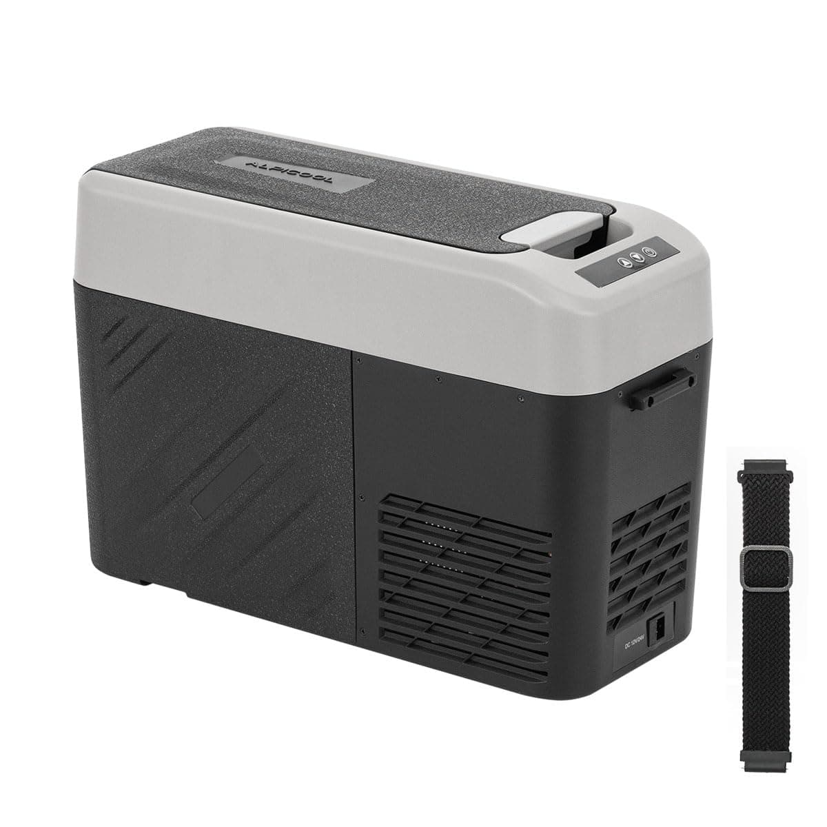 Alpicool KCF15 15 litros Nevera Portátil Eléctrica Refrigerador de Coche 12V 24V Mini frigorífico CA 220v para Hogar, Camping, Viajes, Automóvil, 20ºC a 20ºC