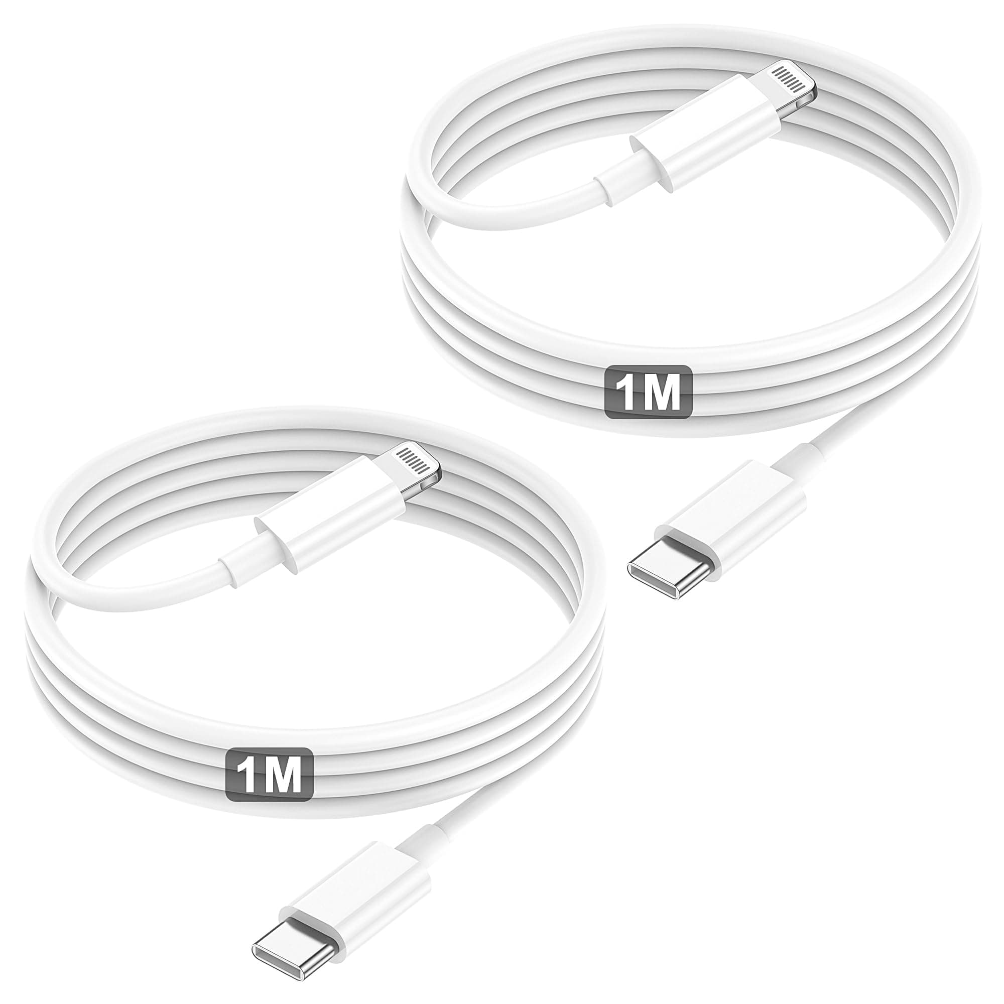 ZMHPJQ 1M iPhone USB C Charger Cable [MFI Certified] 2Pack Type C Fast Charging Cable to Lightning Fast Charger Cables for Apple iPhone14 13 12 Pro Max Mini/11/XS/X/8 Plus/2020 SE/iPad