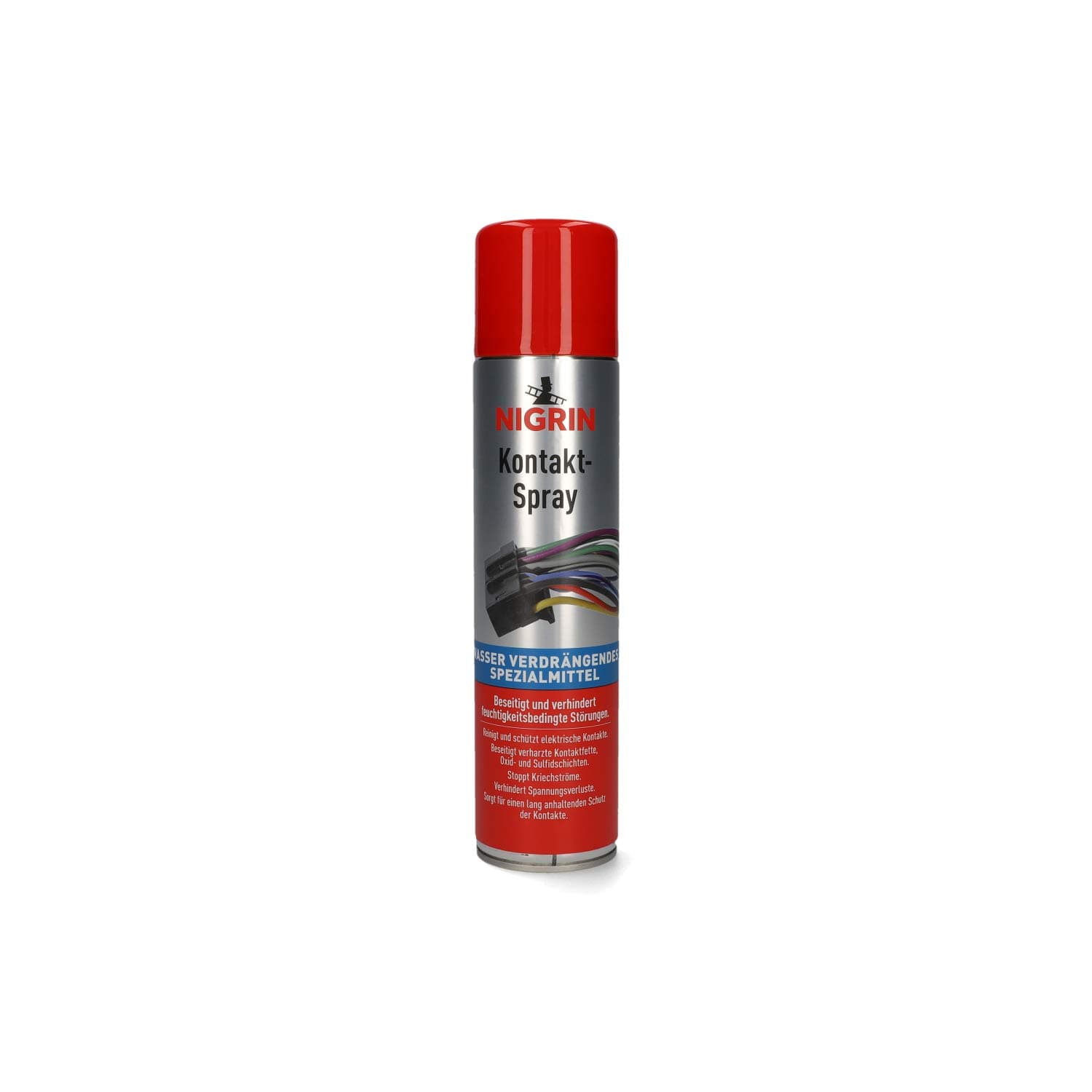 NIGRIN Kontakt-Spray für Elektronik, zur Reinigung und Schutz von elektronischen Kontakten, 300 ml