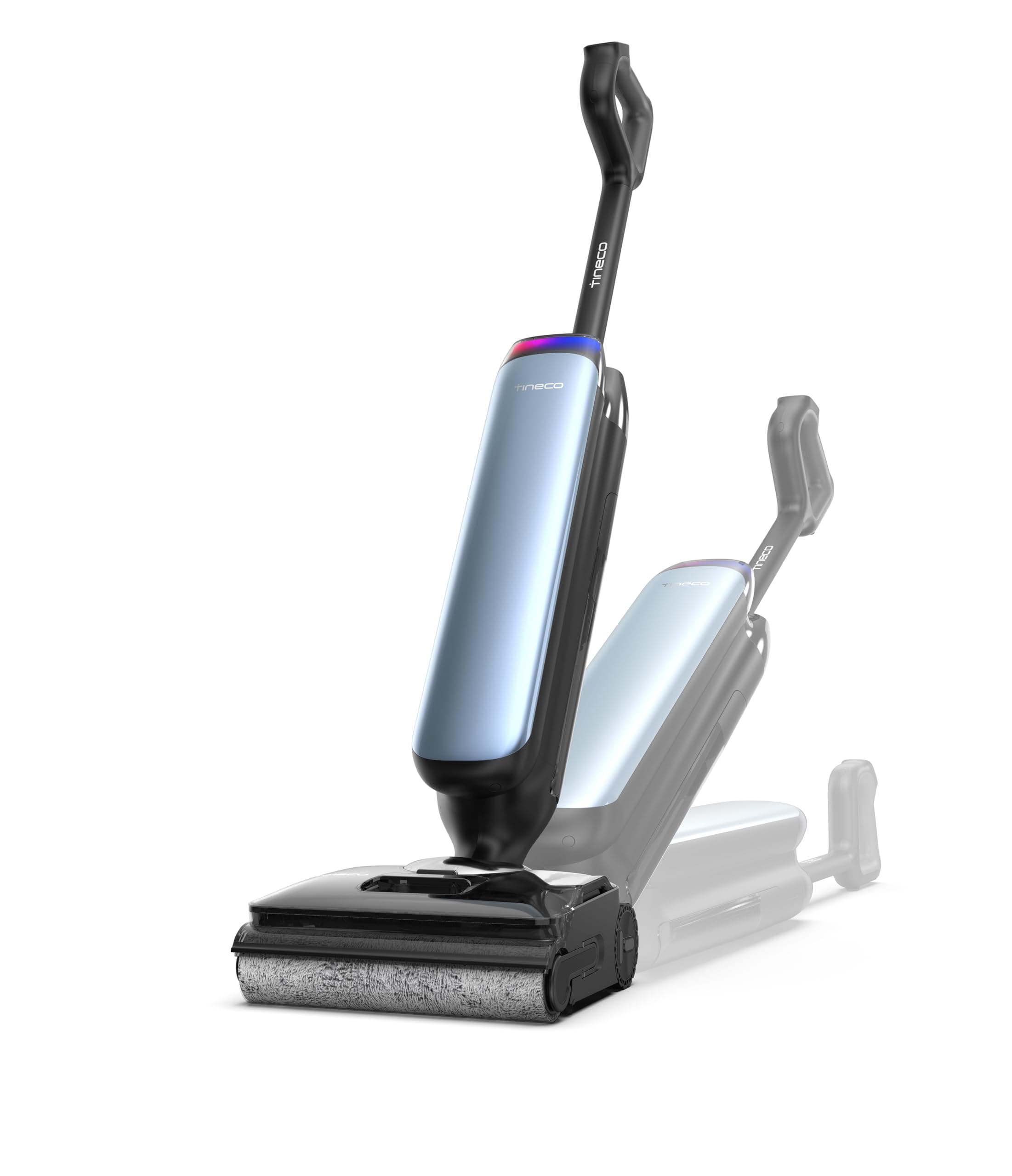 Tineco Floor One S9 Artist Aspirateur Laveur Design Élégant 22 000Pa, 360° SmoothDrive, Anti-emmêlement, 50 Min d'autonomie, Nettoyage des Bords 2 côtés, s'aplatit à 180° Aspirateur, FlashDry à 85°C