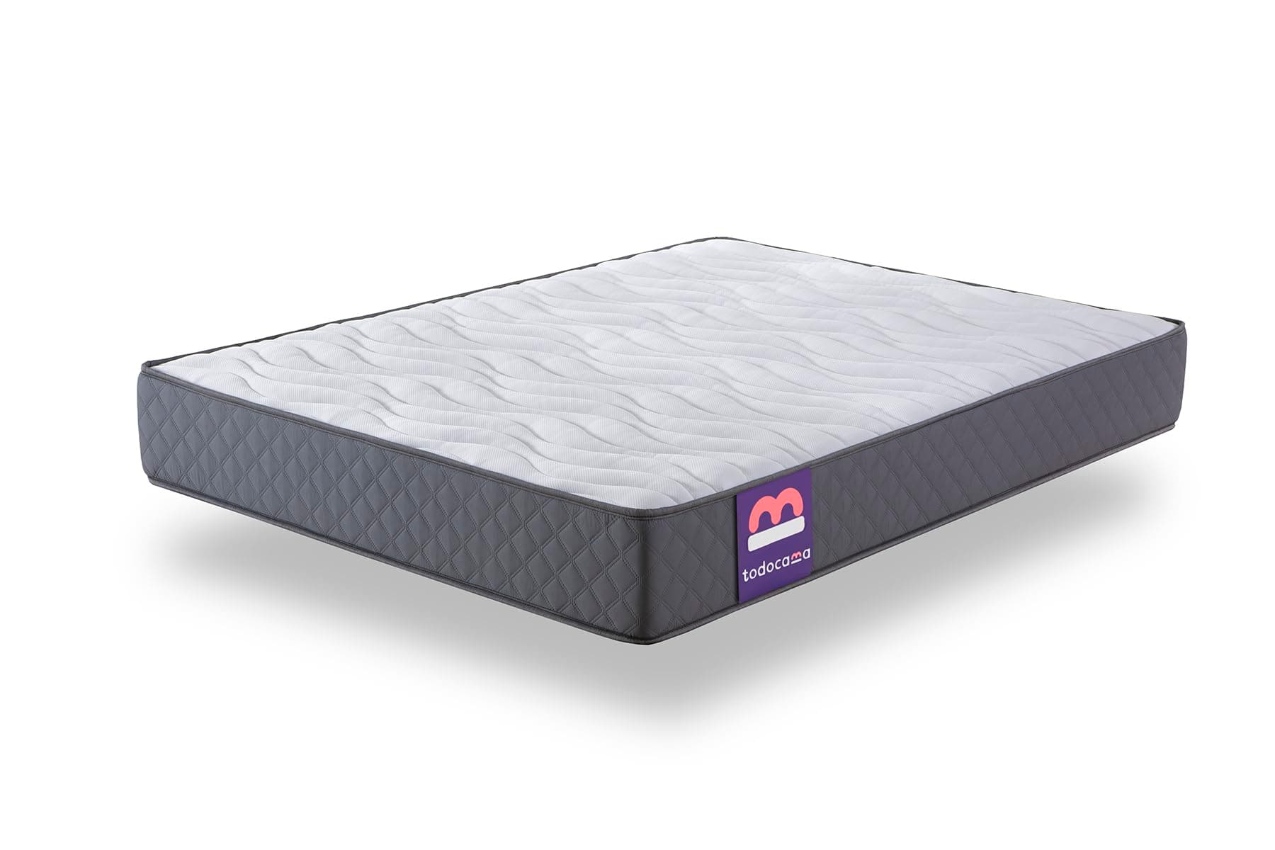 Todocama - Colchón viscoelástico 120x190 cm, Pure Flow MAX Multicapa, Altura 21 cm, firmeza Media/Alta, Tratamiento antiácaros, antibacterias e hipoalergénico. Fabricado en España.